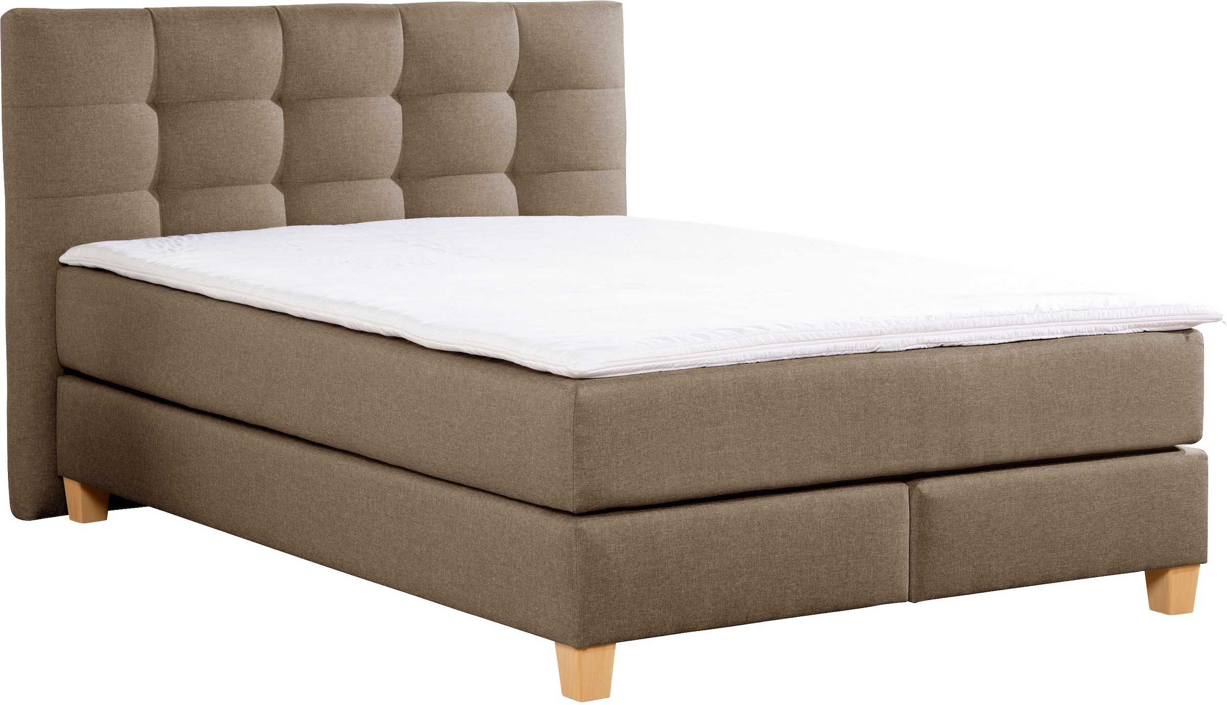 Bild von Home affaire Boxspringbett »Moulay«, inkl. Topper, in Überlänge 220 cm, 3 Härtegrade, auch in H4