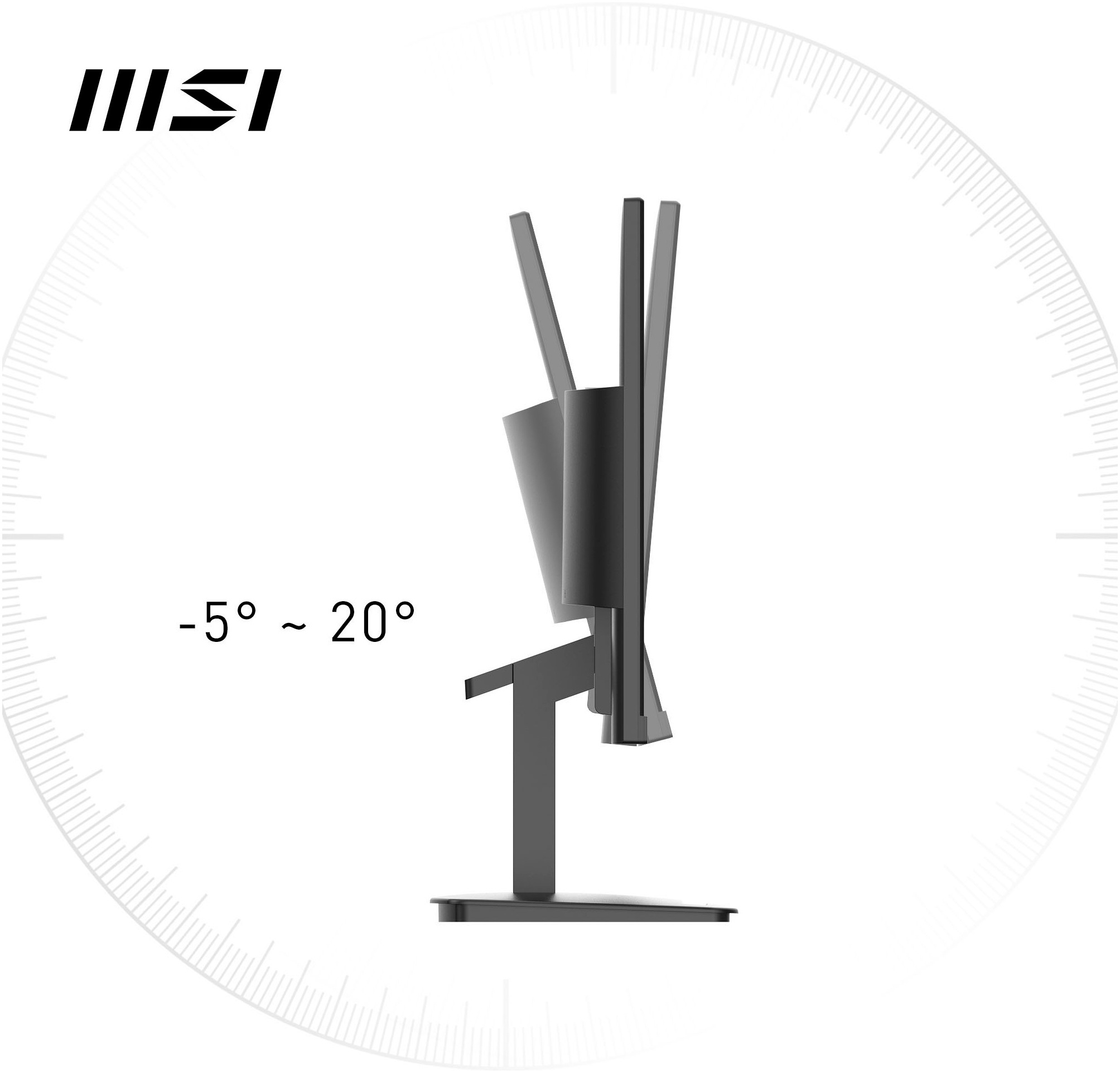 MSI LED-Monitor »PRO MP2412«, 60 cm/24 Zoll, 1920 x 1080 px, Full HD, 1 ms Reaktionszeit, 100 Hz