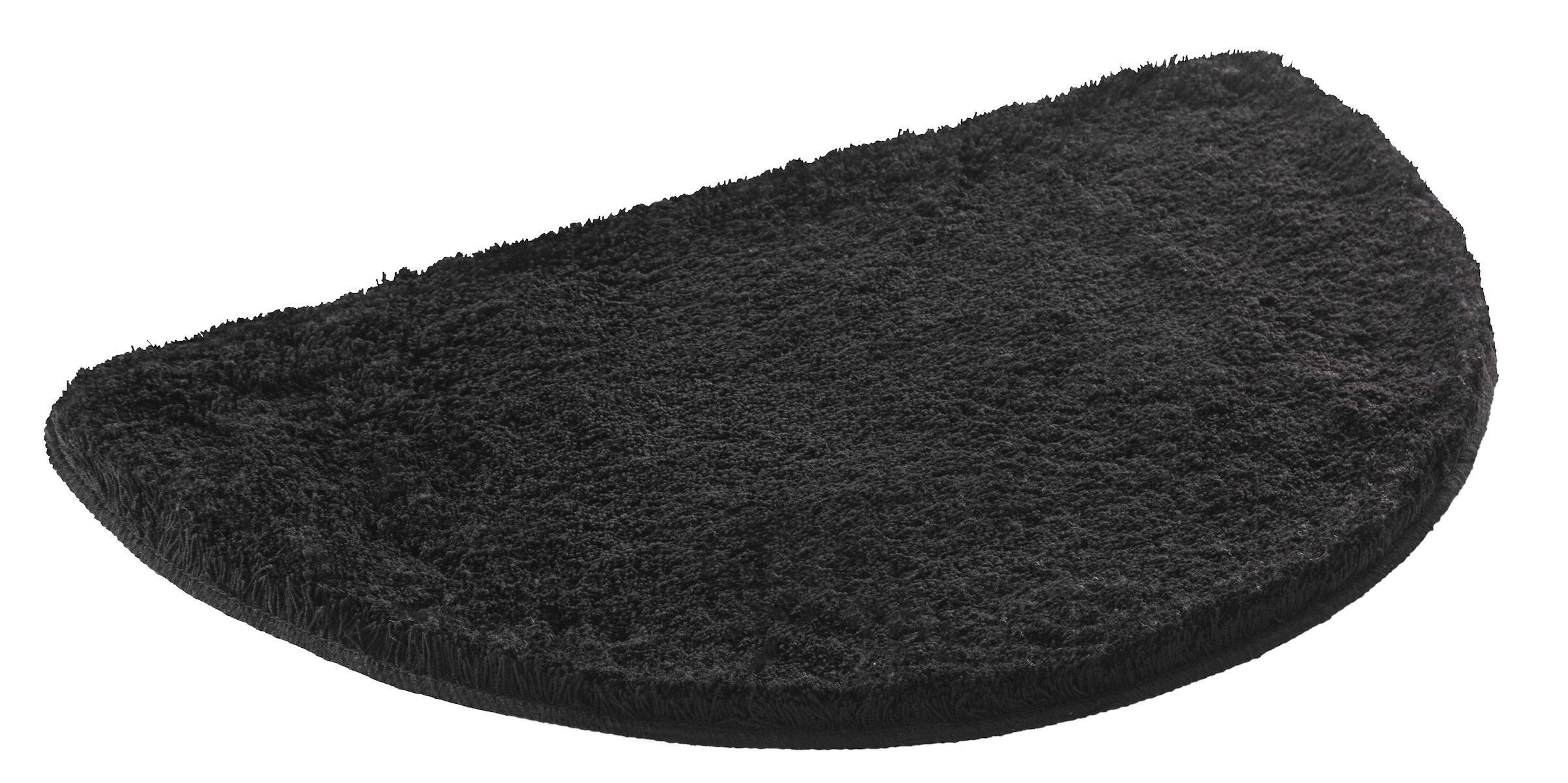 my home Badematte »Merida, Badvorleger, Badezimmer Teppich«, rutschhemmend beschichtet, fußbodenheizungsgeeignet-schnell trocknend-strapazierfähig, Badteppich, Uni Farben, rechteckig, rund & als 2-tlg. Set erhältlich