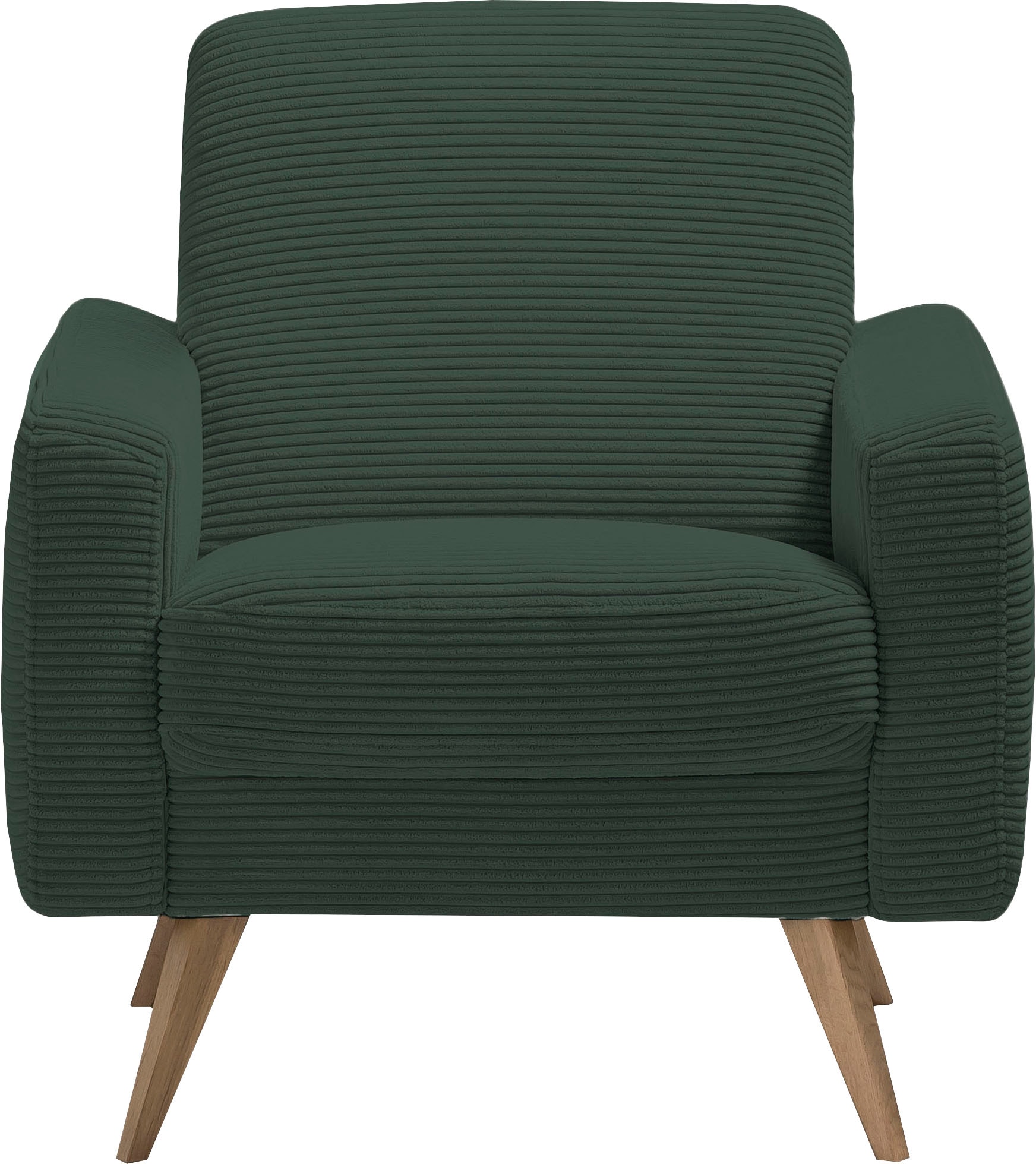 exxpo - sofa fashion Sessel »Samso, Loungesessel«, elegant und bequem, aktueller Cord Bezug