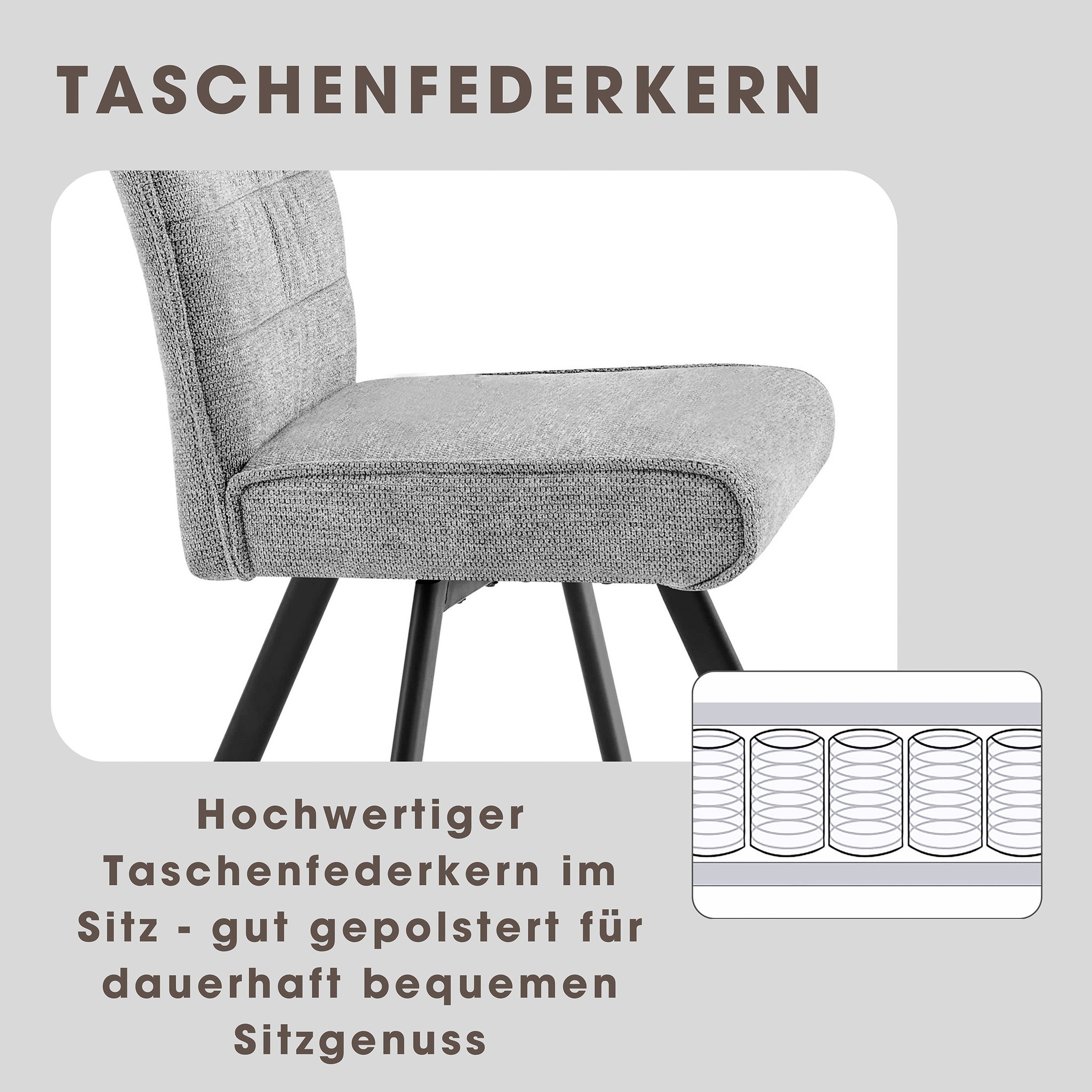 OTTO home Esszimmerstuhl »Garry« (Set) 2 Stk.