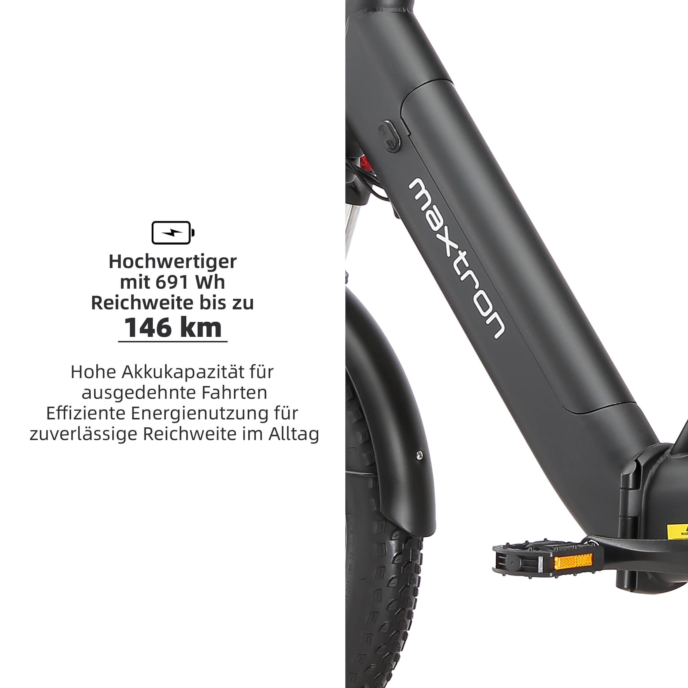 Maxtron »Maxtron Ilex 20" City-E-Bike« 7 Gang Shimano Kettenschaltung Heckmotor 250 W Packung,  (mit integr. Akku), Elektrofahrrad für Alltag und Einkauf