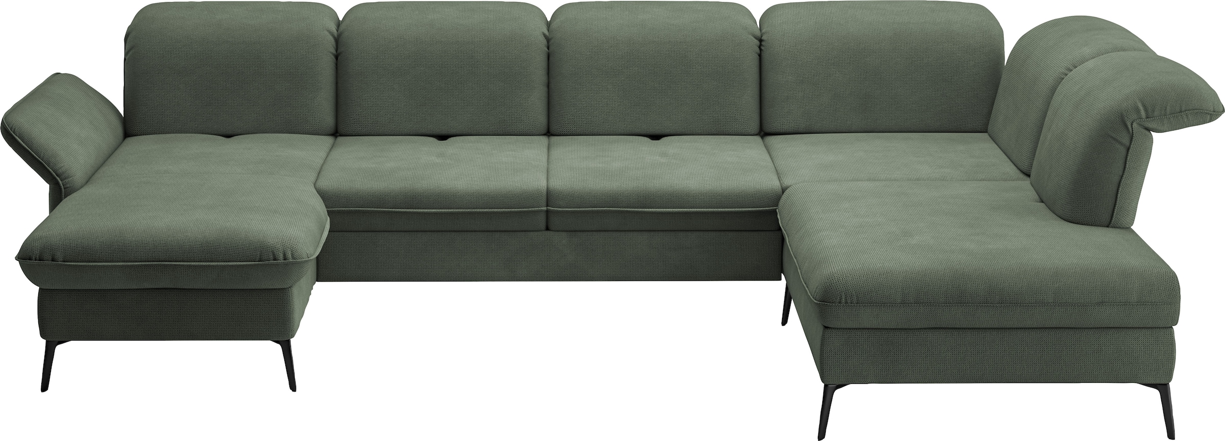 sit&more Wohnlandschaft »Emely«, mit Sitztiefenverstellung optional mit Bettfunktion und Bettkasten