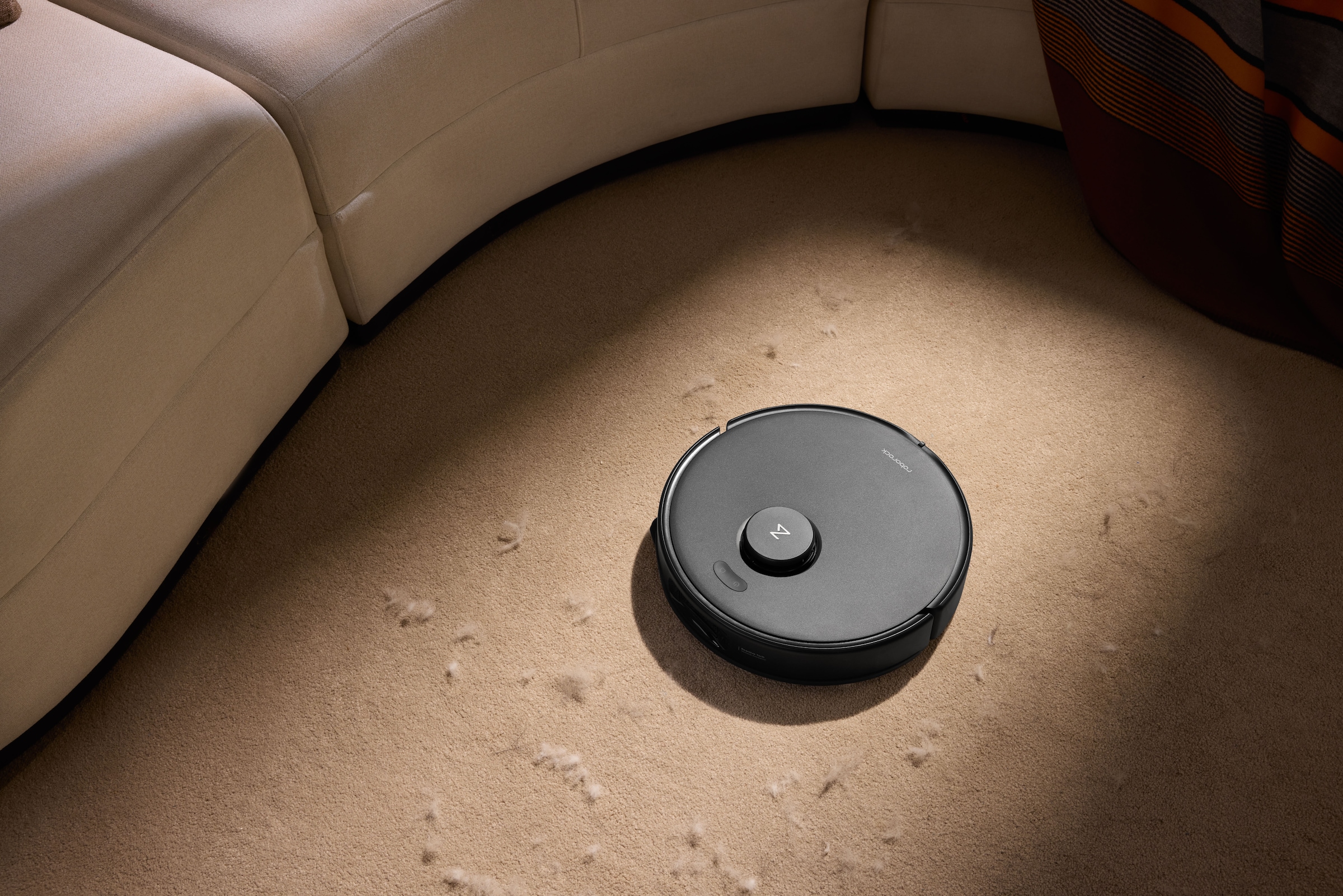 Roborock Saugroboter »Roborock Qrevo Edge 5V1 mit Wischfunktion, virtuelle Sperrzonen,« intellig. Software, präzise Raumzuordnung, individ. Reinigungspläne