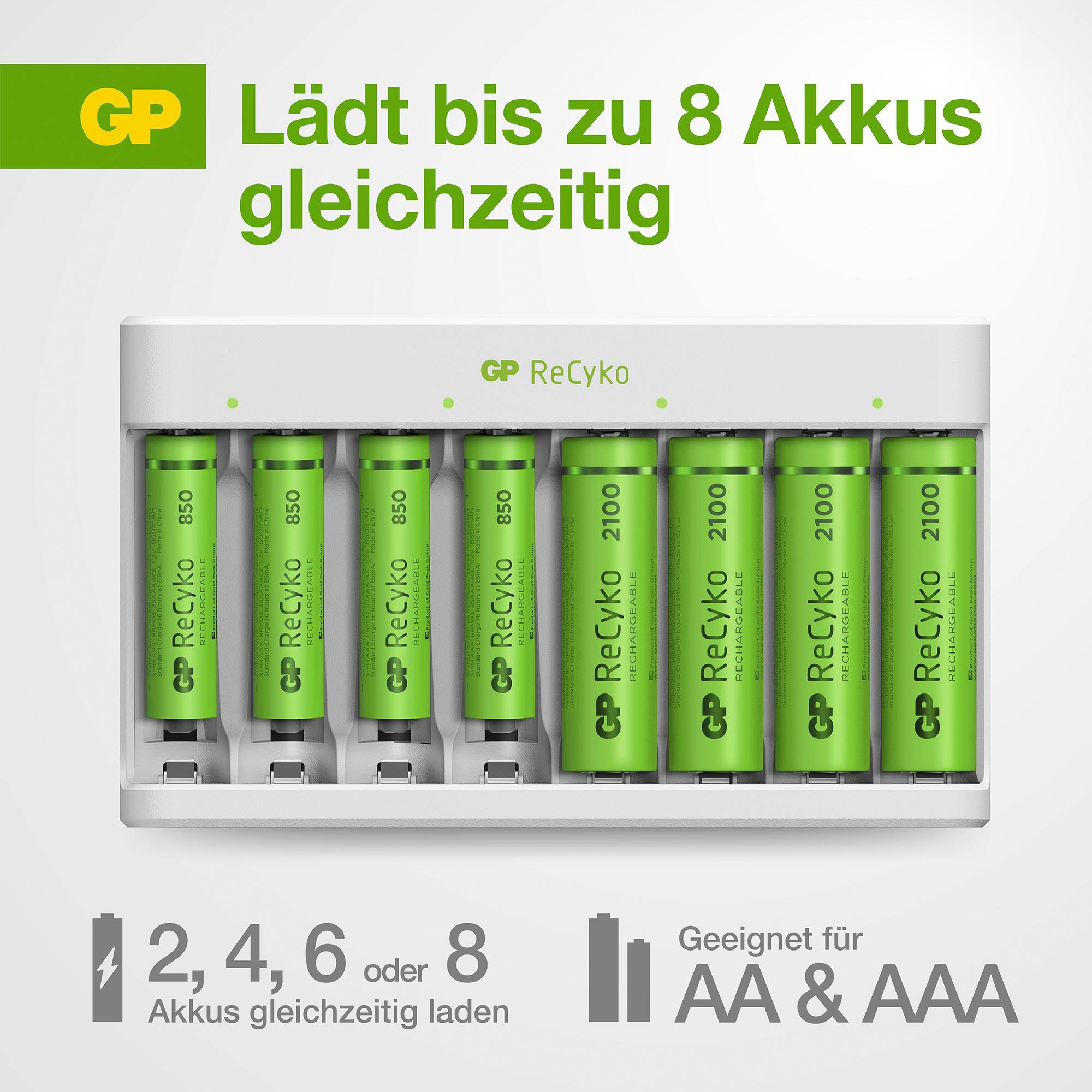 GP Batteries USB-Ladegerät »ReCyko E811«