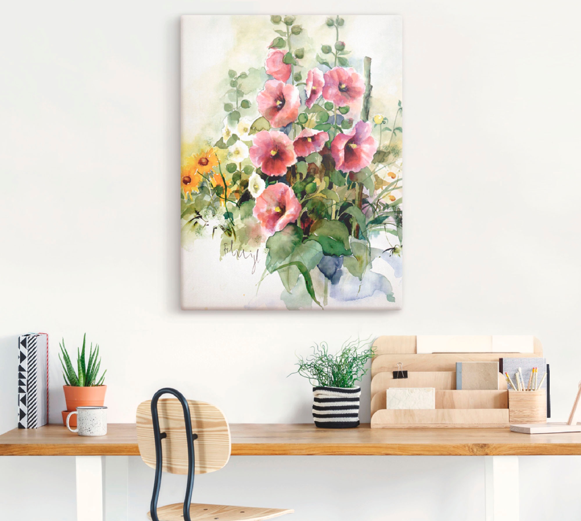 Artland Wandbild »Blumen Zusammenstellung I« 1 Stk. tlg. als Leinwandbild, günstig online kaufen