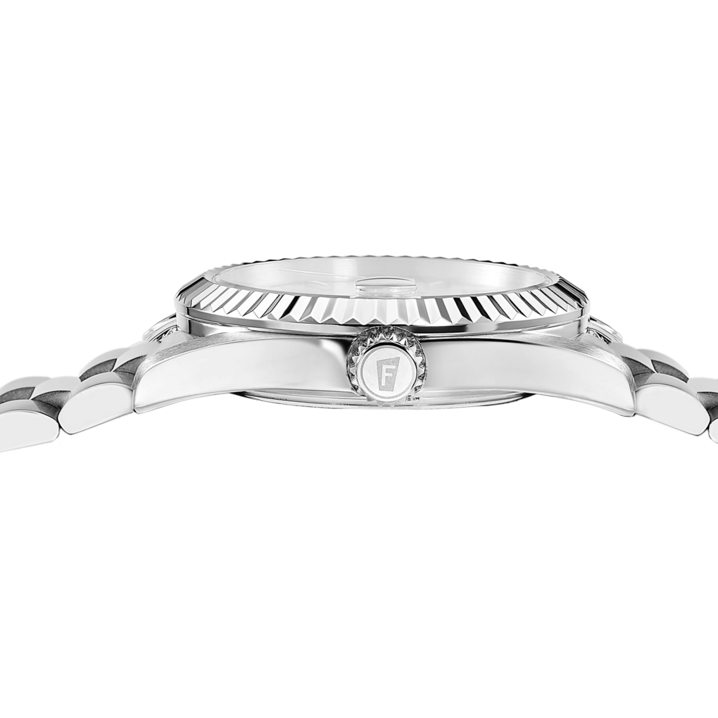 Festina Quarzuhr »Classic Steel« Armbanduhr, Damenuhr, Herrenuhr, Swiss Made, Edelstahlarmband, analog