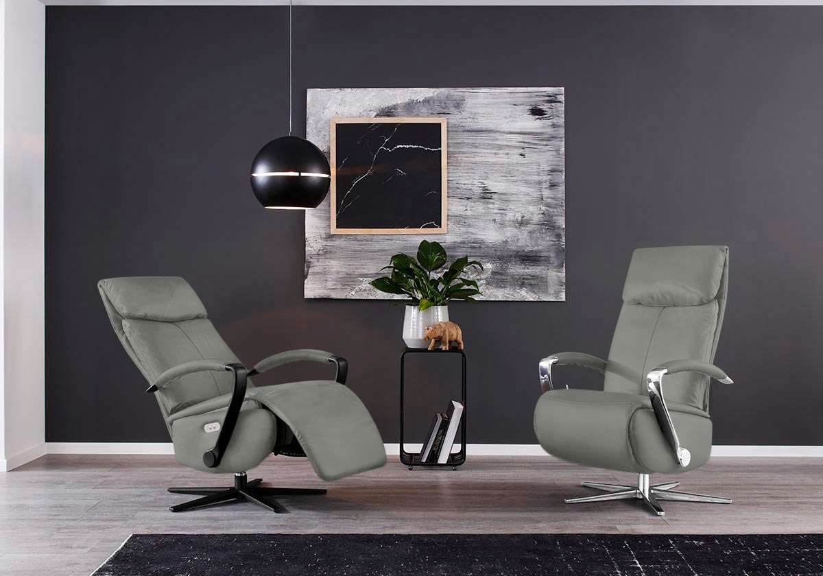 W.SCHILLIG Relaxsessel »rumbaa« wahlweise mit Doppelmotor, in Größen S, M & L, mit 5-Sternfuß