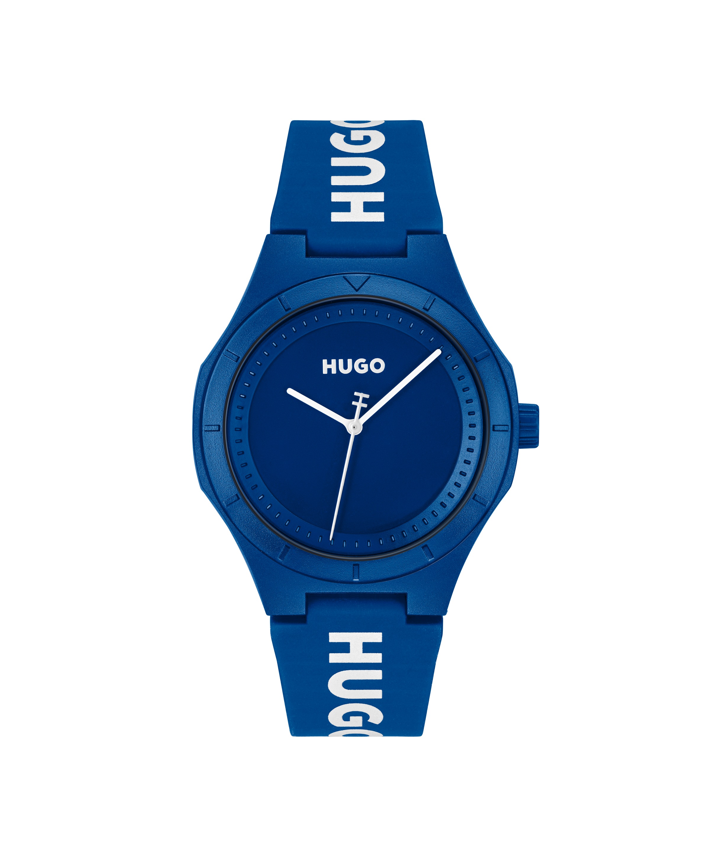 HUGO Quarzuhr »#LIT« Armbanduhr, Herrenuhr, Silikonarmband, analog