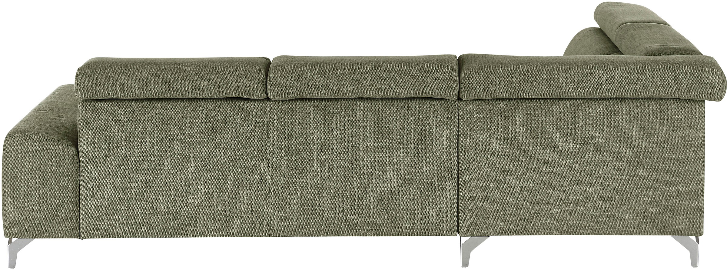 3C Candy Ecksofa »Greve Sofa immer mit manuelle Kopfteilverstellungen, modern, elegant«, wahlweise motorischer Sitzvorzug, bequem und zeitlos, L-Form