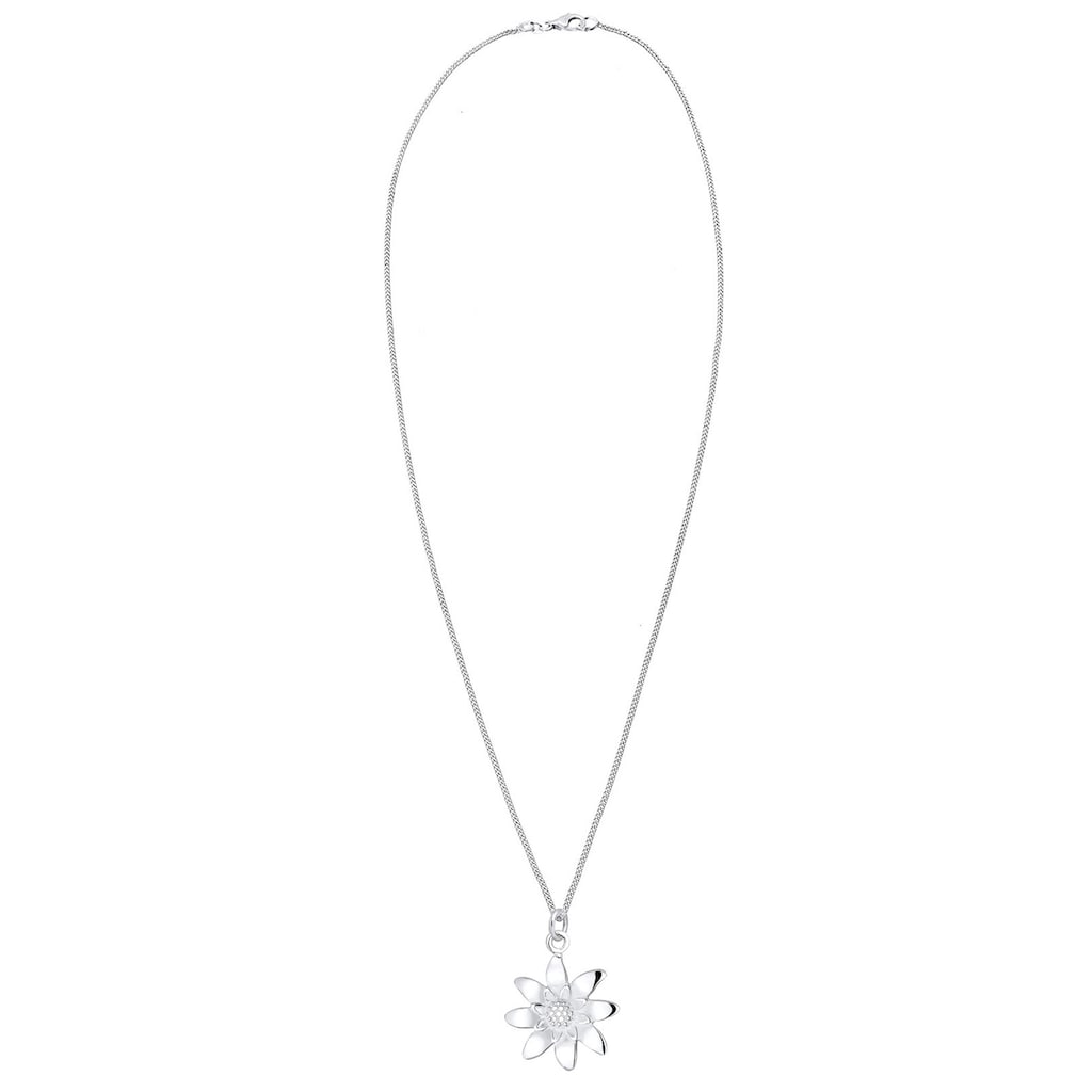 Elli Kette mit Anhänger »Tracht Edelweiss 925 Sterling Silber«