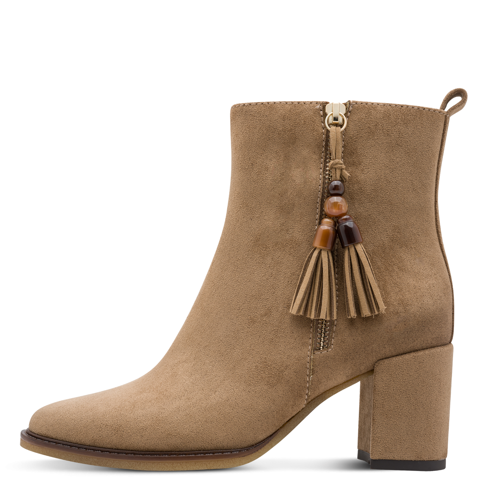 MARCO TOZZI Stiefelette  Cowboy-Boots, Ankle Boots mit Kordel-Schmuckelement