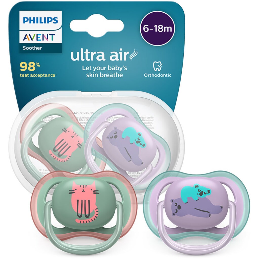 Philips AVENT Schnuller »ultra air SCF085/18«