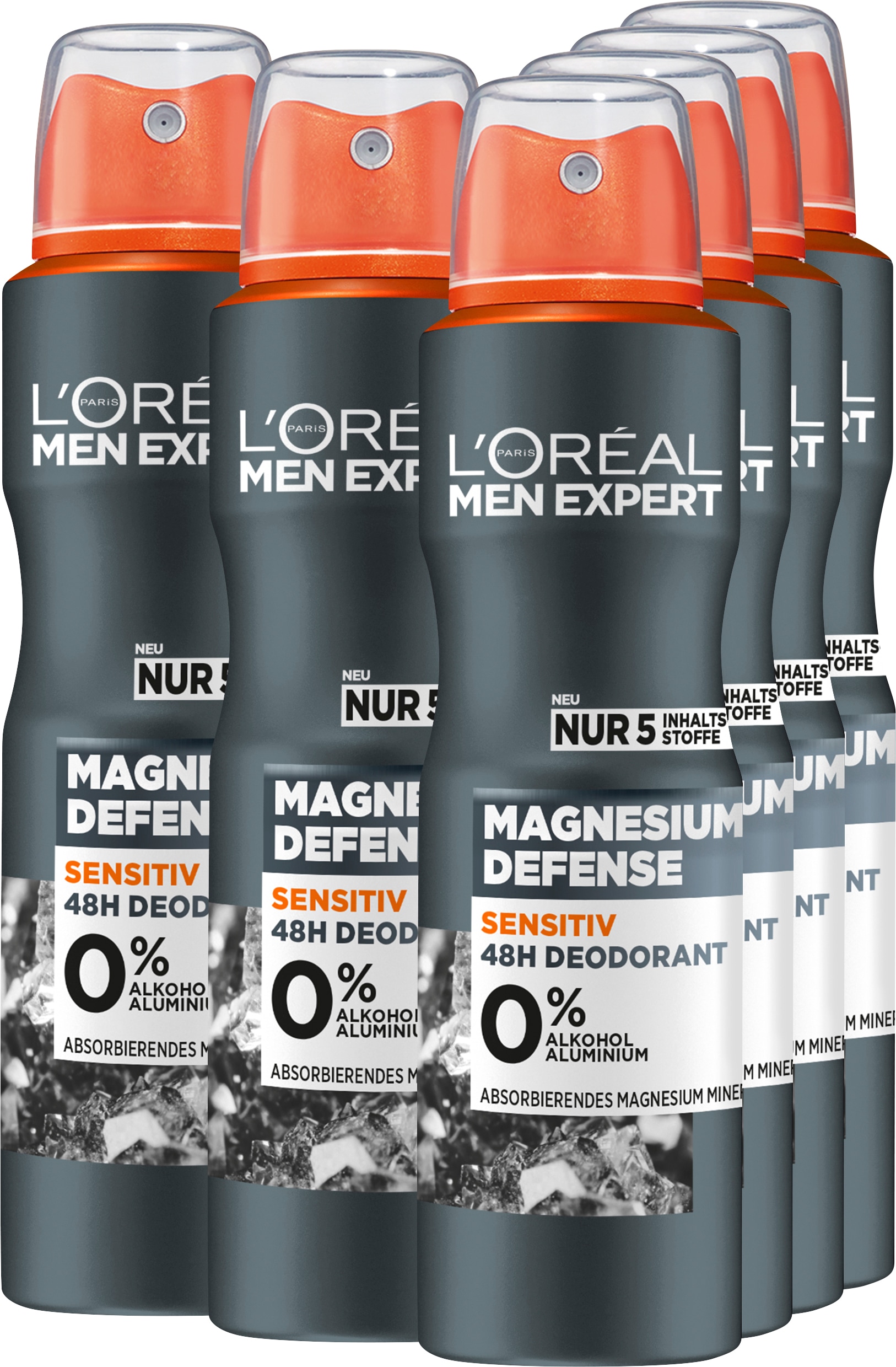 L'ORÉAL PARIS MEN EXPERT Deo-Spray »Magnesium Defense« mit hoher Zuverlässigkeit