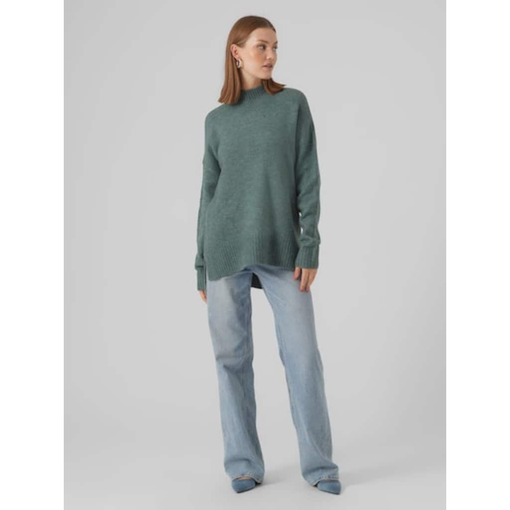 Vero Moda Stehkragenpullover »VMLEFILE OVERSIZE BOXY BLOUSE GA NOOS«