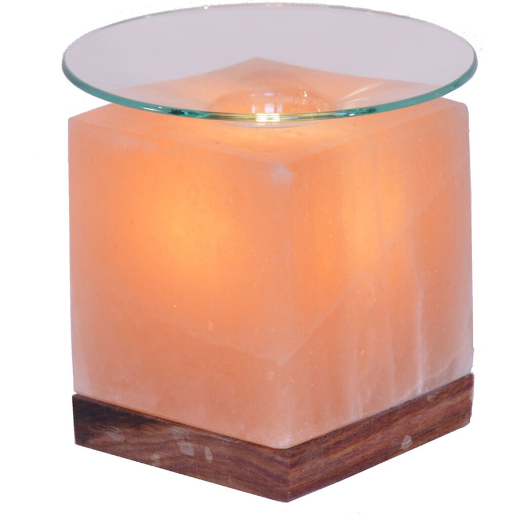 HIMALAYA SALT DREAMS Salzkristall-Tischlampe »Kubus«