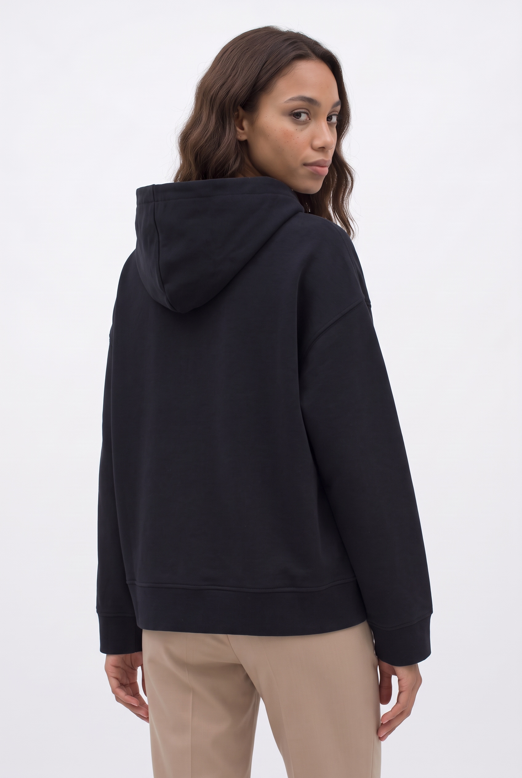 BOSS ORANGE Hoodie »Everlast Premium Damenmode«, mit dezenten Taschen, Relaxed Fit

