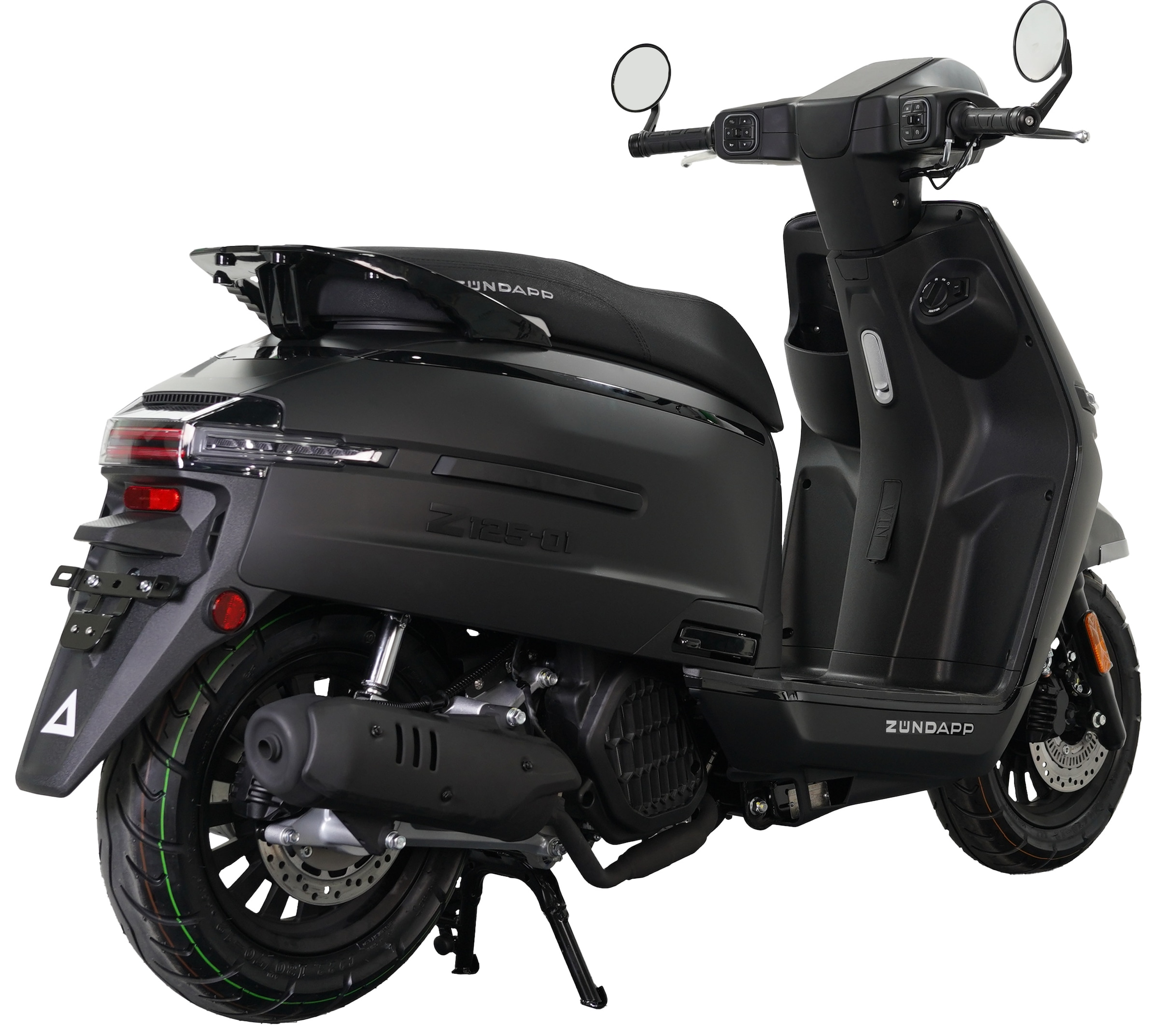 Zündapp Motorroller »Z125-01 125 ccm schwarz« 125 cm³ 95 km/h Euro 5+ 9,4
