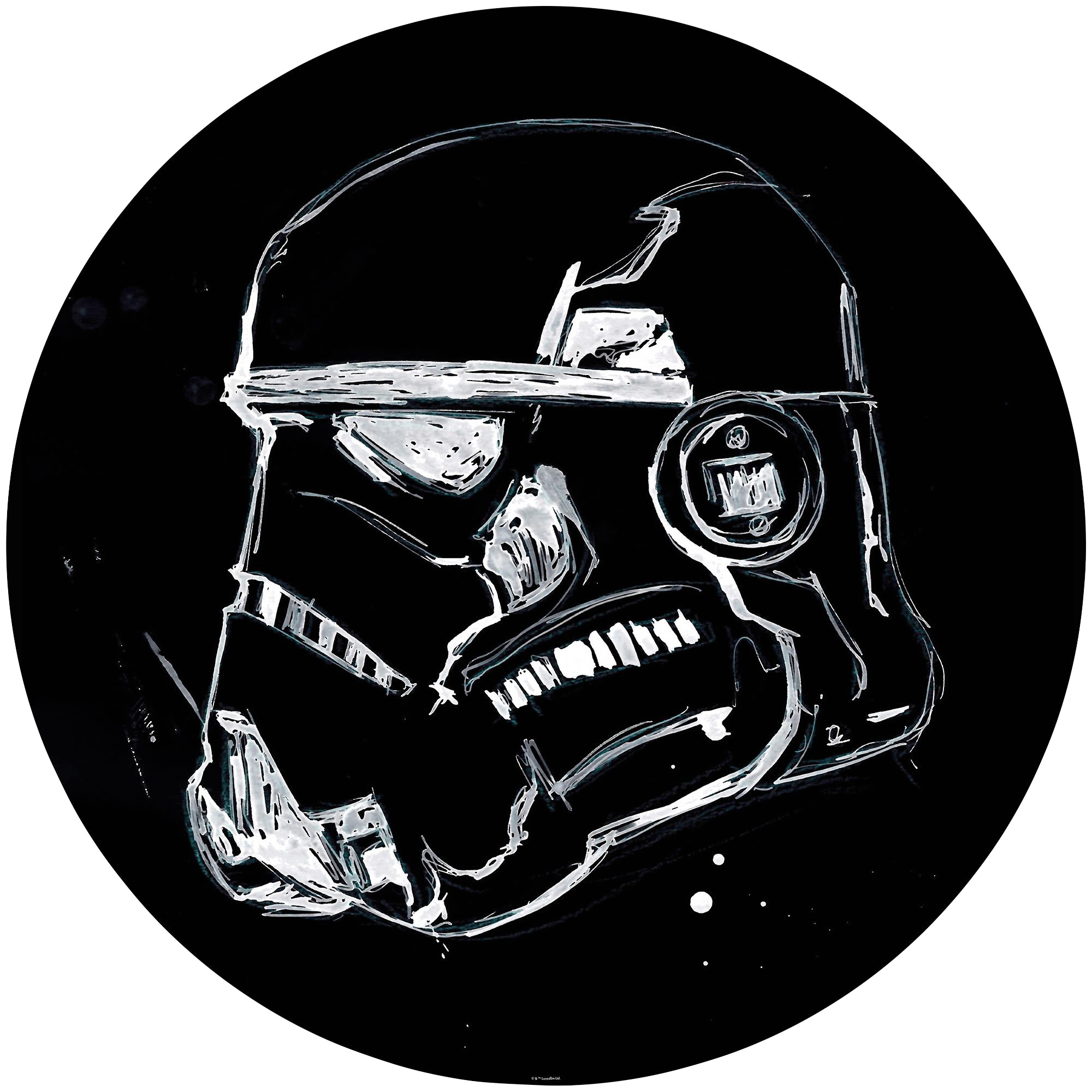 Komar Fototapete Star Wars Ink Stormtrooper D: ca. 125 cm günstig online kaufen