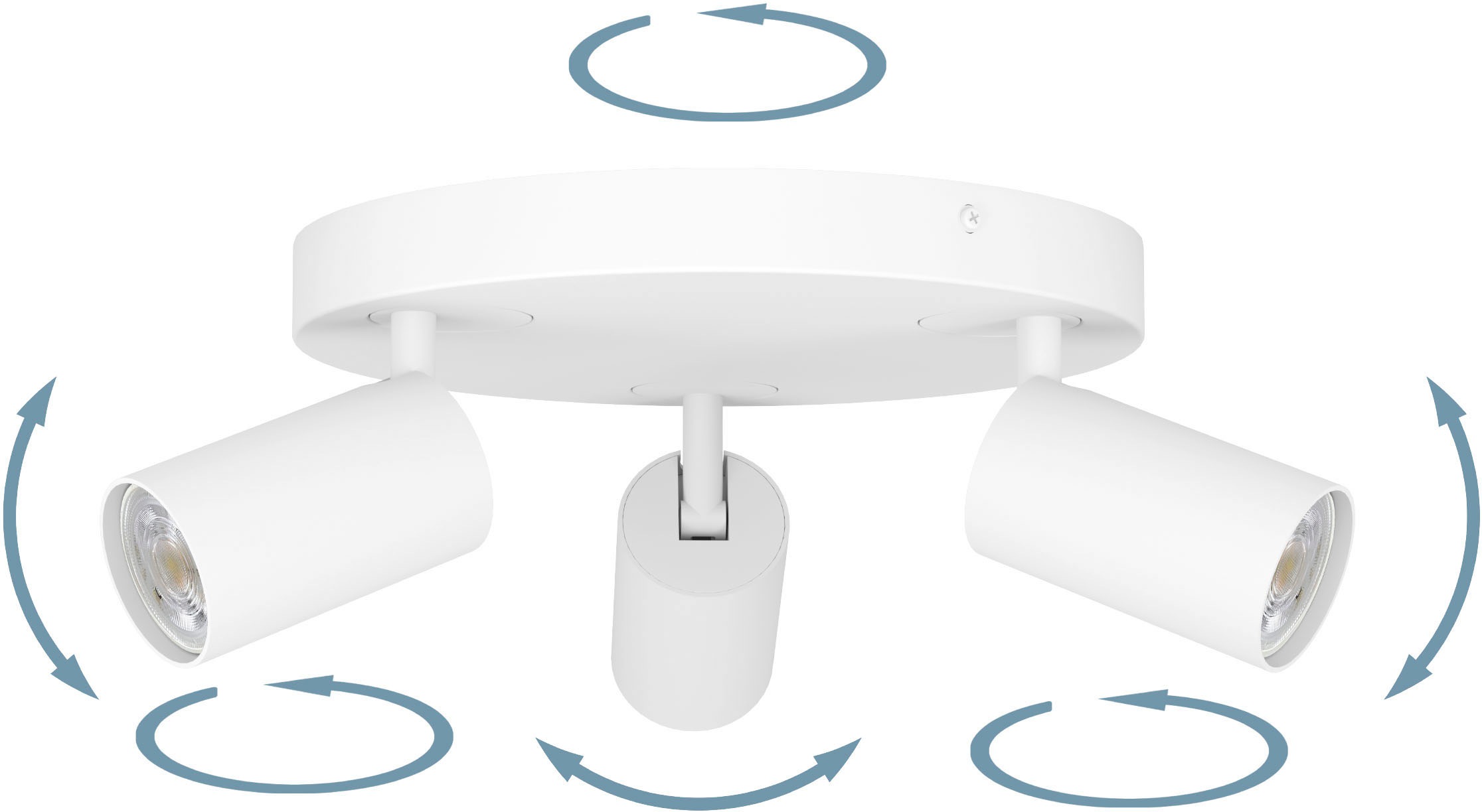 EGLO Deckenspot »TELIMBELA-Z« GU10 1 Stk. Deckenspot aus Stahl - inkl. GU10 günstig online kaufen