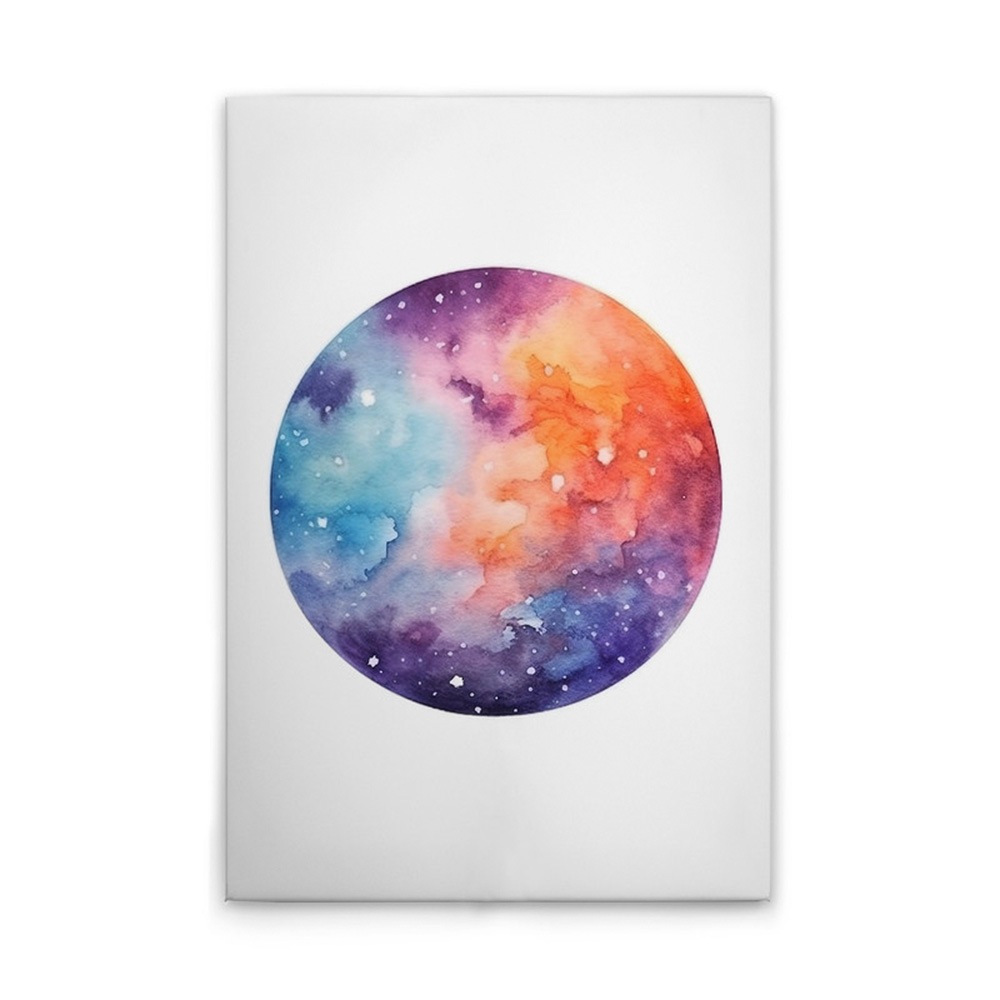 A.S. Création Leinwandbild »Colourful Planet - Wandbild Weiß Bunt Keilrahme günstig online kaufen