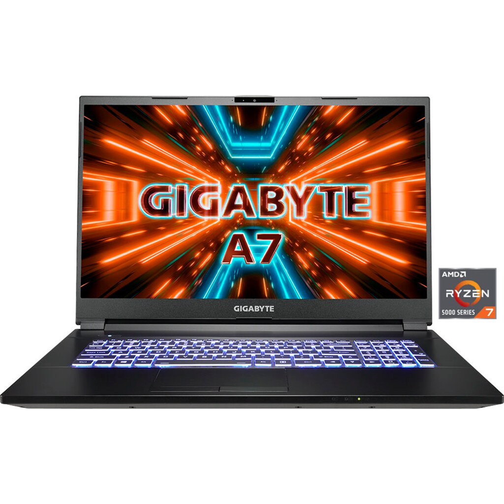 Gigabyte Notebook »A7 K1-BDE1130SD«, 43,94 cm, / 17,3 Zoll, AMD, Ryzen 7, GeForce RTX 3060, 512 GB SSD