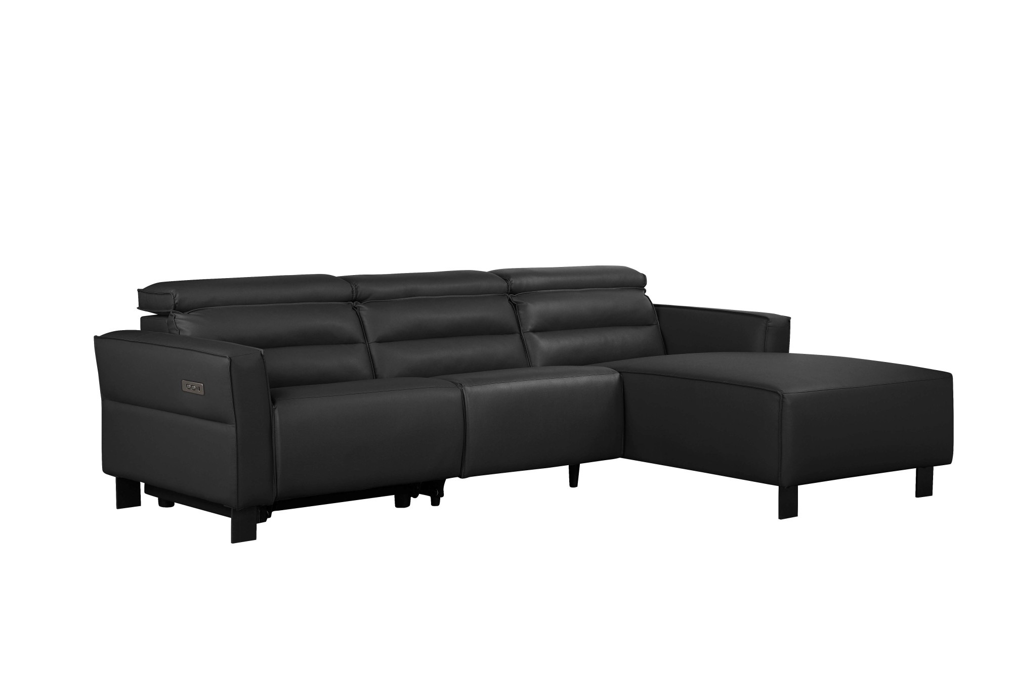 Places of Style Ecksofa »Carpari, L-Form, 263 cm, manuelle o. elektrische Relaxfunktion,«, USB A/C und Kopfteilverstellung