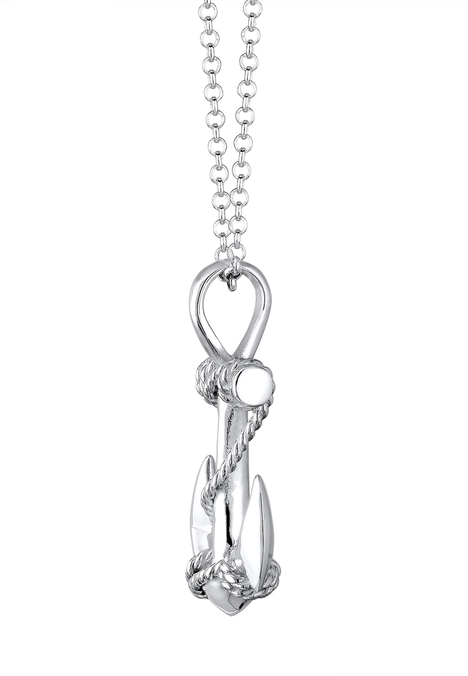 Kuzzoi Kette mit Anhänger »Maritim Anker Anhänger 925 Sterling Silber«