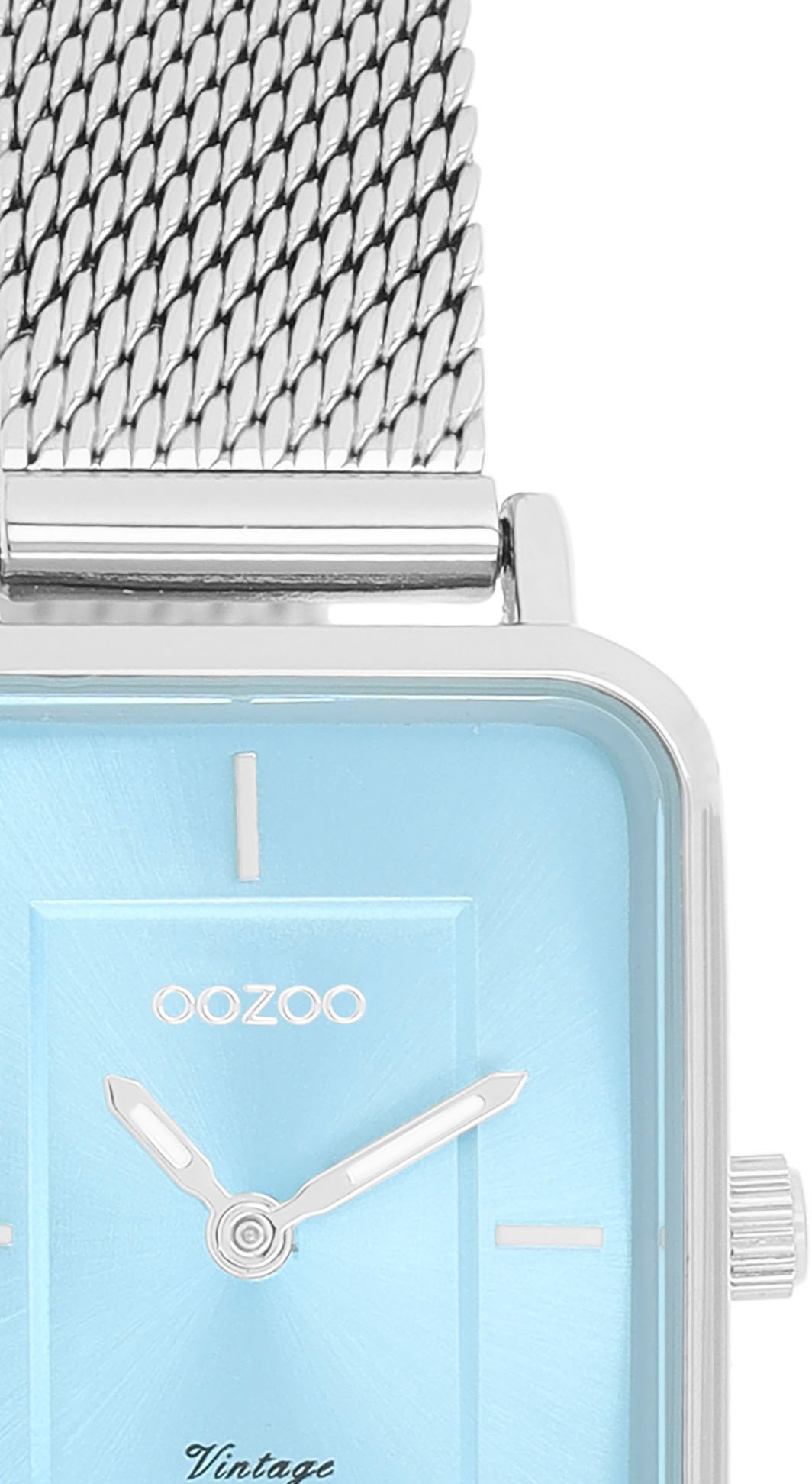 OOZOO Quarzuhr, Armbanduhr, Damenuhr, Edelstahlarmband, analog