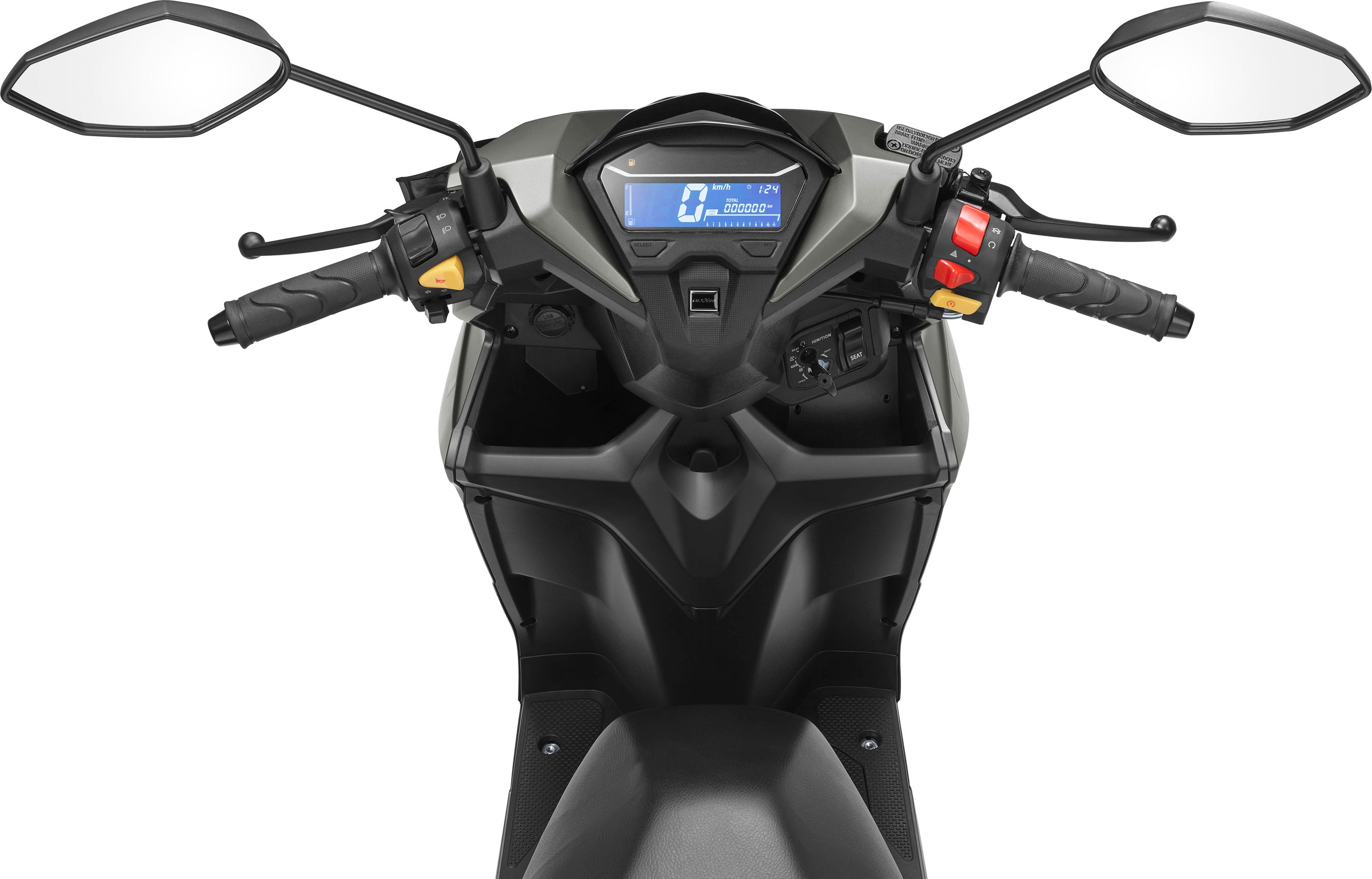 Luxxon Motorroller »MaXXity 125«, 124,6 cm³, 80 km/h, Euro 5, 8,16 PS, mit USB-Anschluss und Sportfelgen