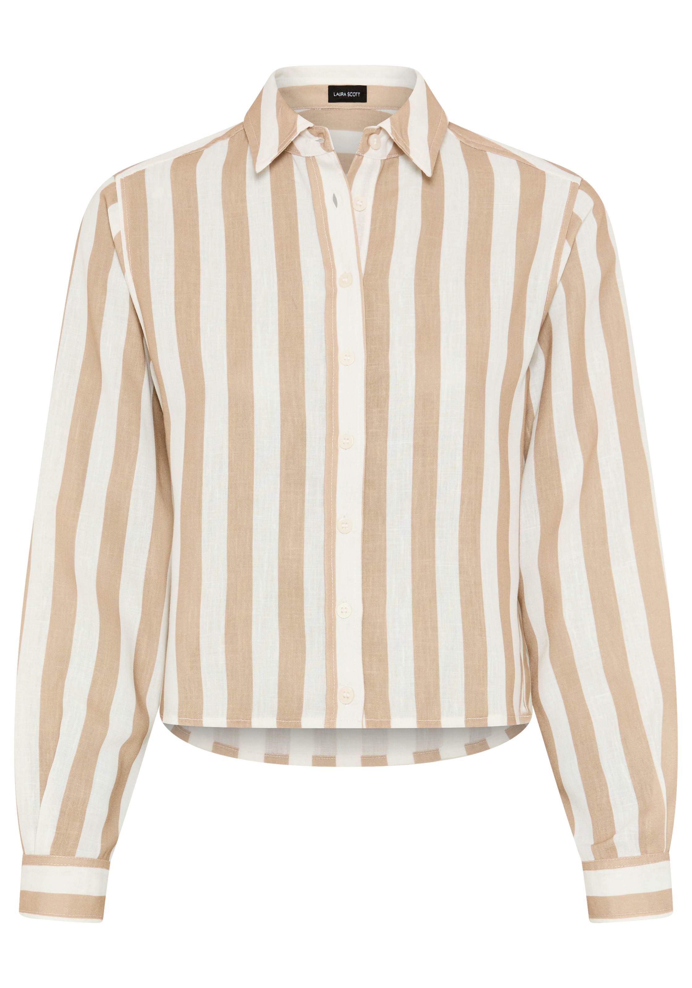 Laura Scott Hemdbluse feminin für verschiedene Anlässe, aus Webmaterial, aus Polyester