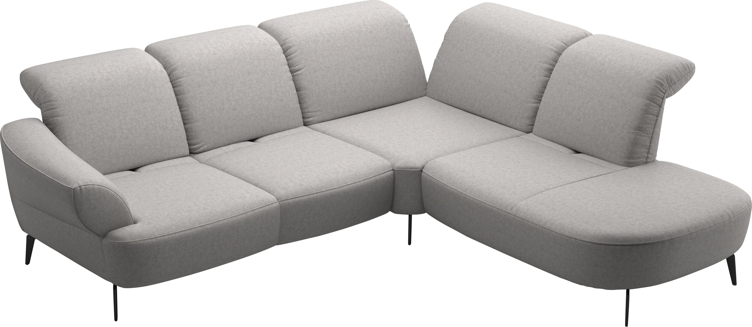 sit&more Ecksofa »Dance«, inkl.System Click&Seat und Sitztiefenverstellung