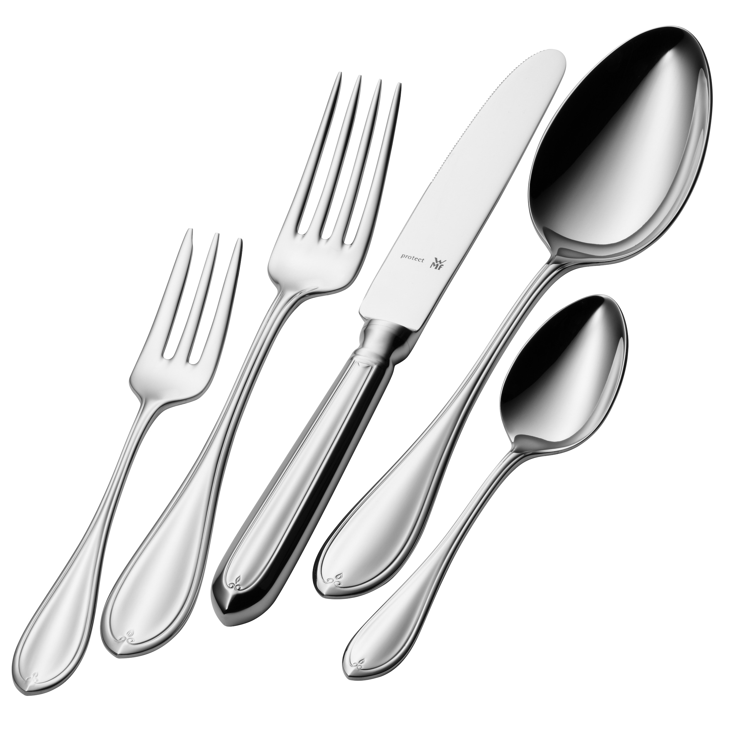 WMF Besteck-Set »Premiere«, (Set, 66 tlg.), ergonomisch, Cromargan protect, poliert