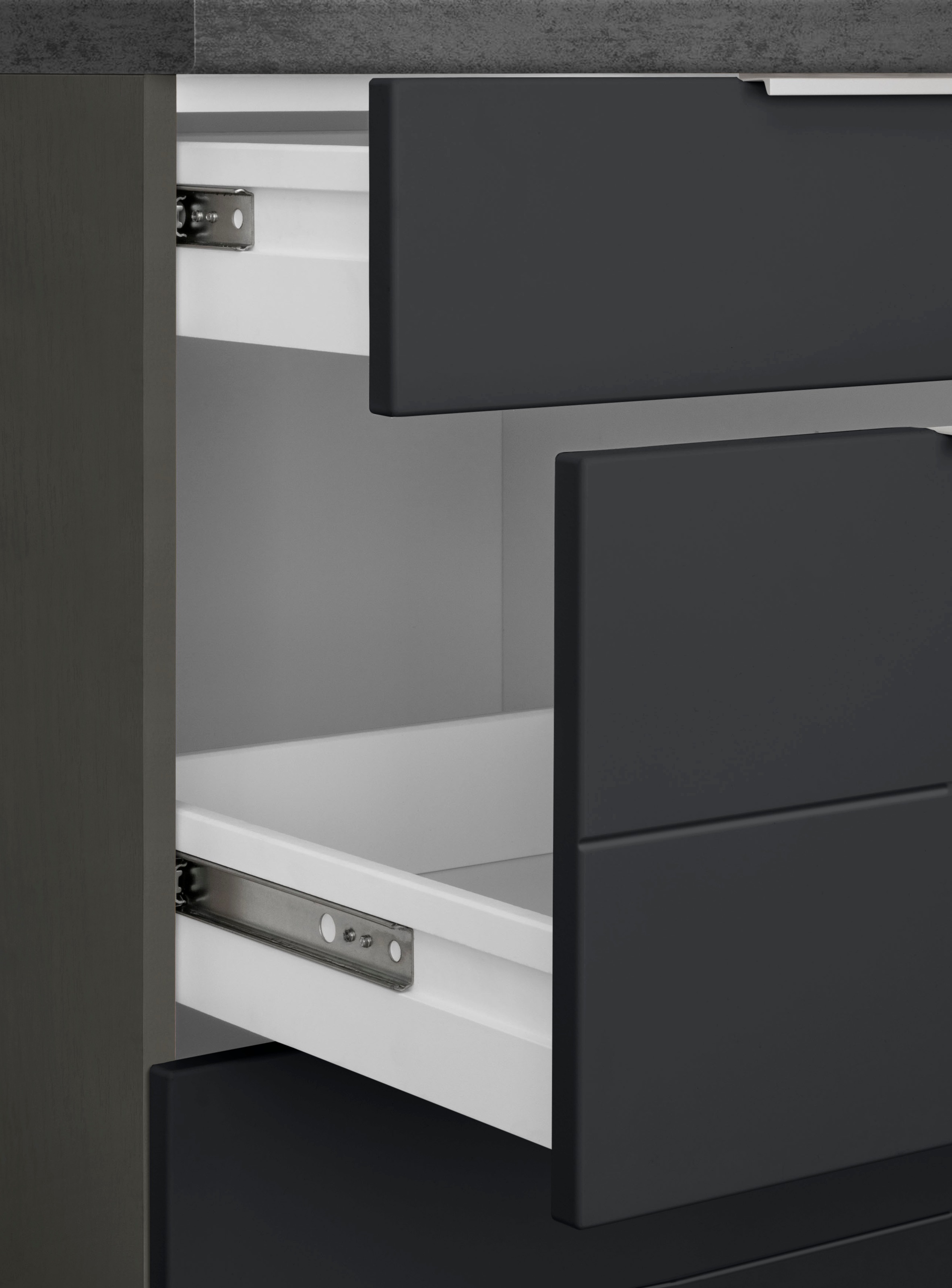 KOCHSTATION Winkelküche »KS-Luhe«, Stellbreite 240x270 cm, wahlweise mit oder ohne E-Geräten, MDF-Fronten