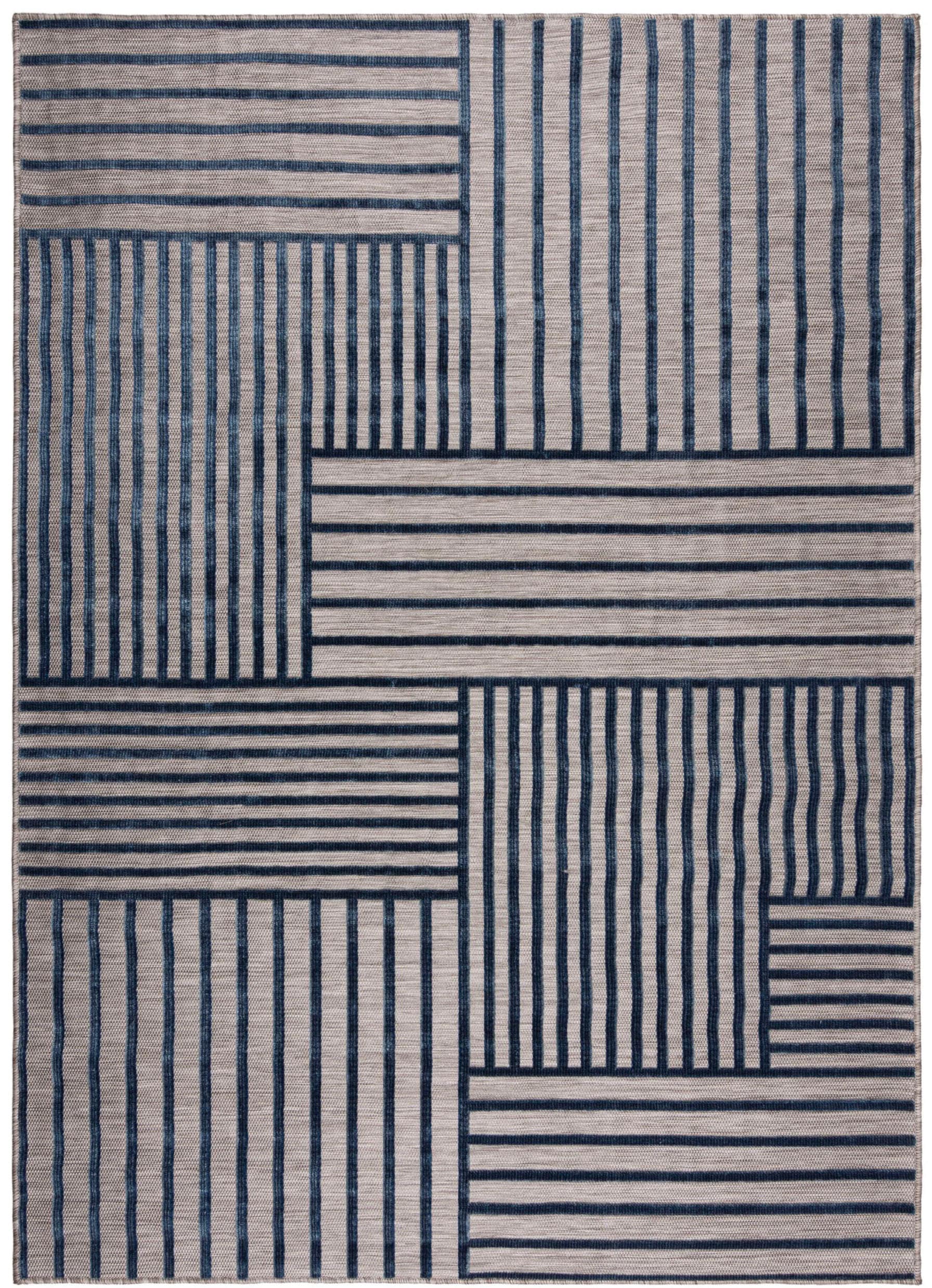 FLAIR RUGS Teppich »Vigo Blocks«, rechteckig, 4 mm Höhe, Vigo Blocks Indoor Outdoor-Teppich