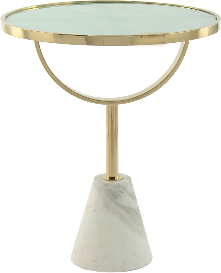 Kayoom Beistelltisch »Oscar 125, edle marmorierte Glasplatte« 1 Stk. tlg. a günstig online kaufen