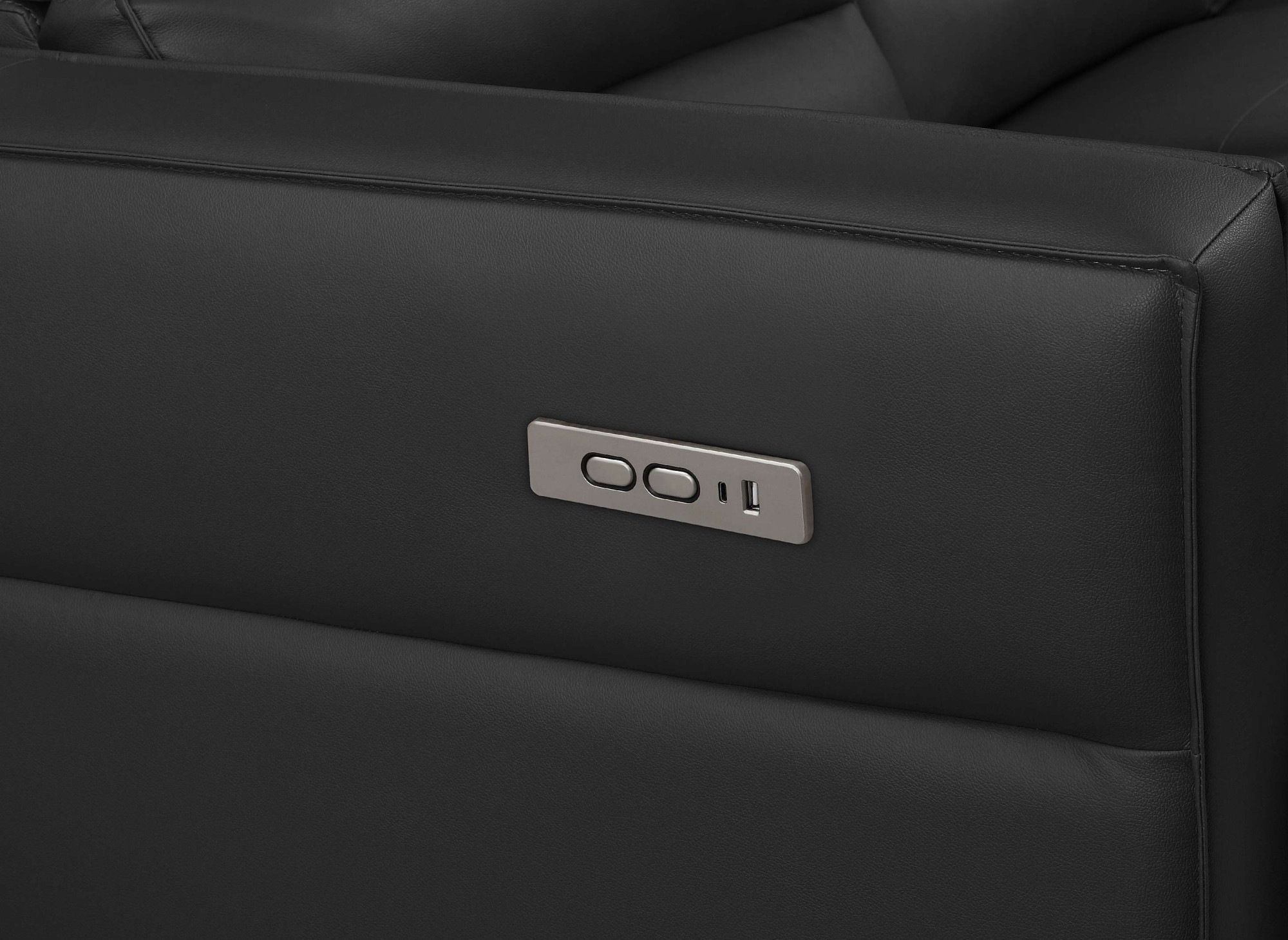 Places of Style Ecksofa »Carpari, L-Form, 263 cm, manuelle o. elektrische Relaxfunktion,«, USB A/C und Kopfteilverstellung