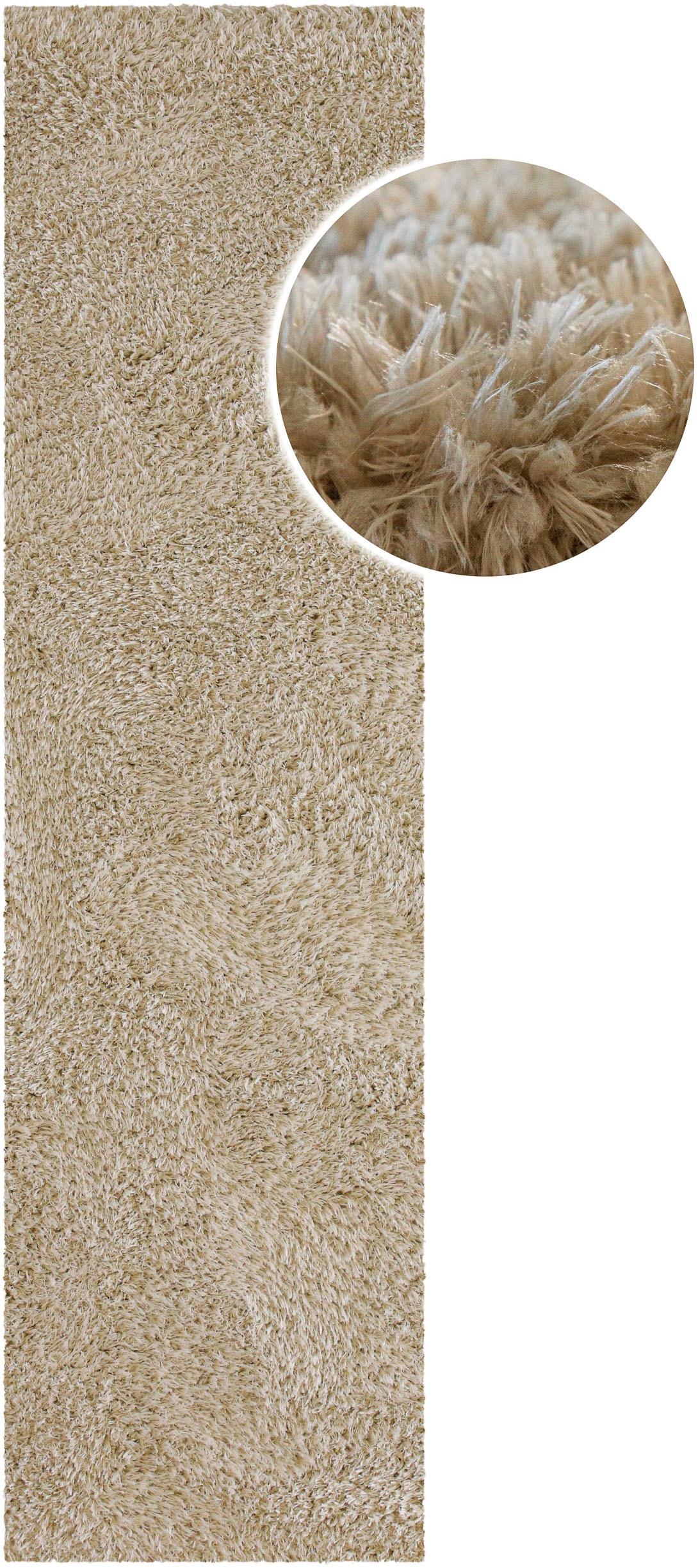 Esprit Hochflor-Teppich »YOGI  ESP-096« rechteckig 50 mm Höhe Läufer, flauschiger weicher Flor aus 100% recyceltem PET, Wohnzimmer
