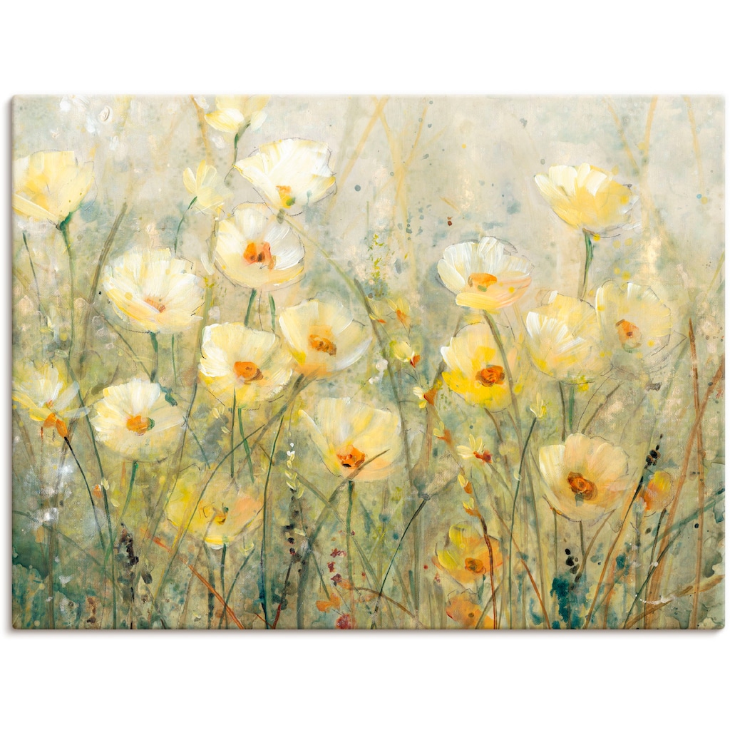 Artland Wandbild »Sommer in voller Blüte I«, Blumenwiese, (1 St.)