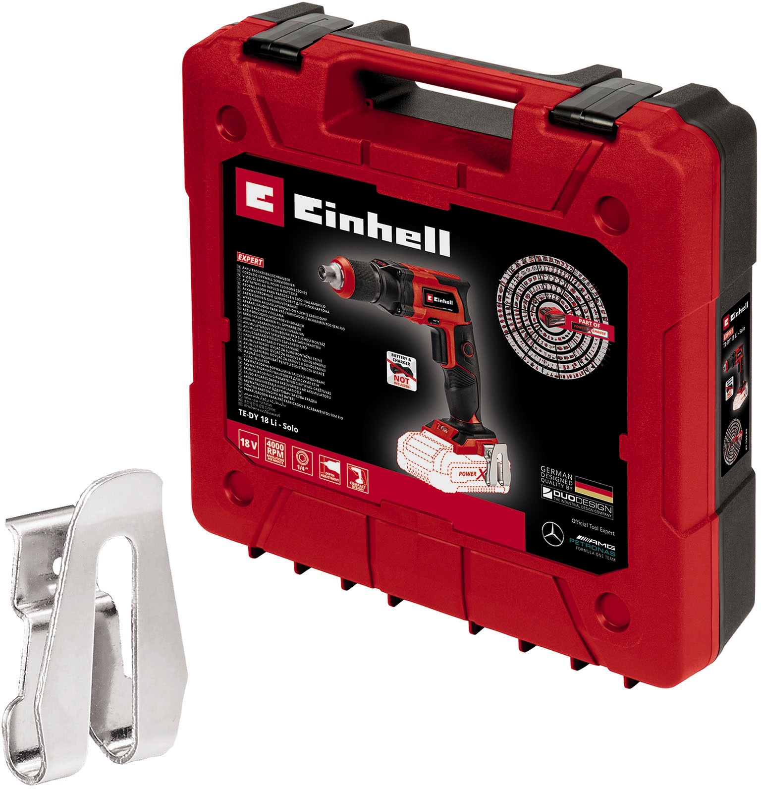 Einhell Akku-Trockenbauschrauber »TE-DY 18 Li-Solo«, Power X-Change, ohne Akku und Ladegerät, inkl. Koffer