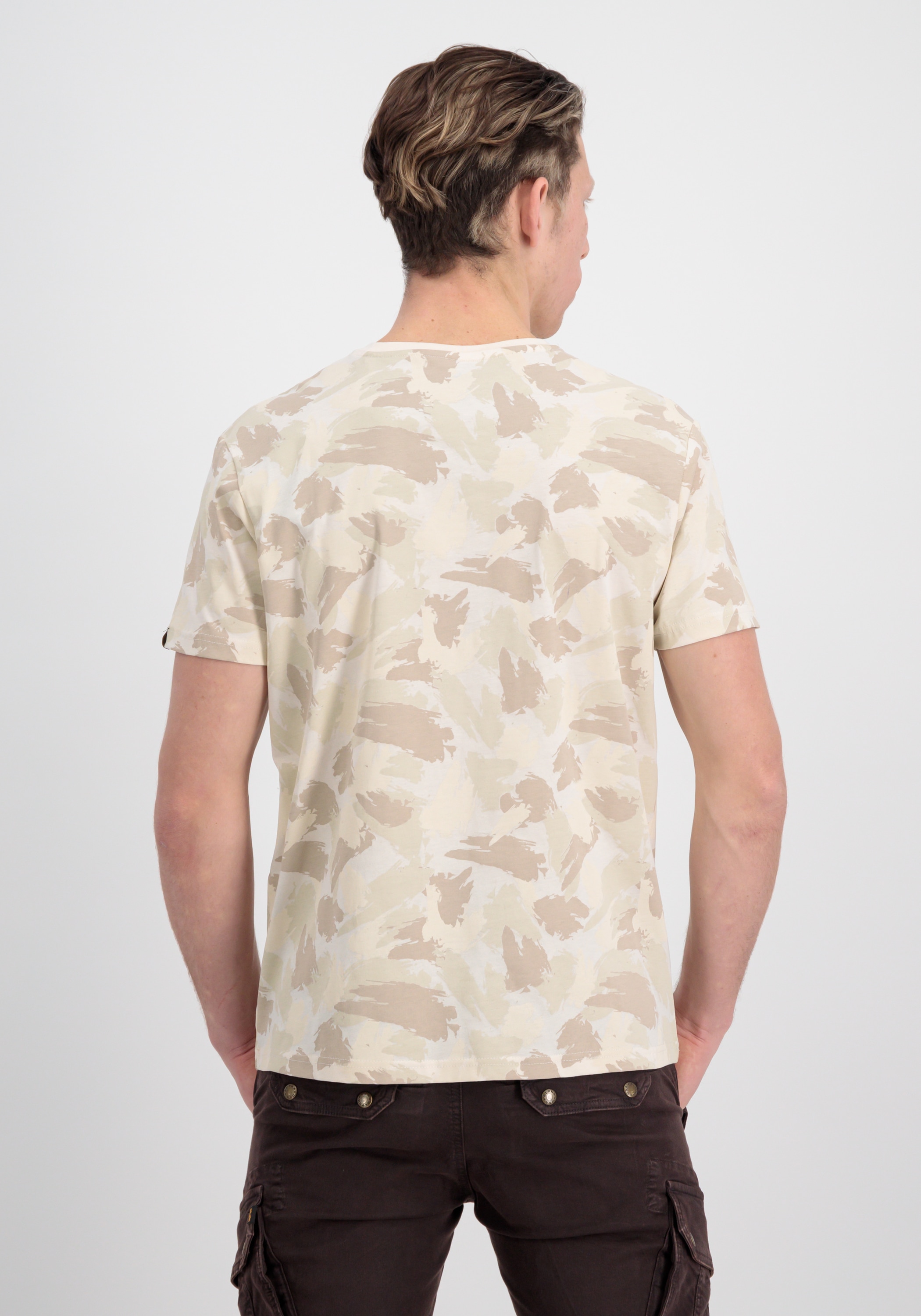 Alpha Industries T-Shirt »Alpha Industries Men - T-Shirts Basic T Small Logo Camo«