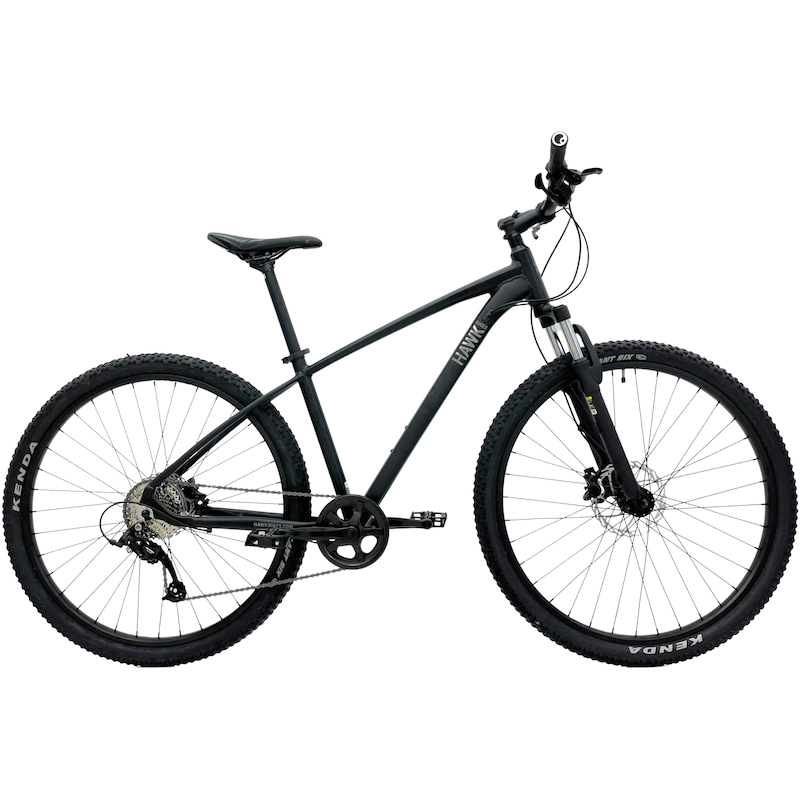 HAWK BIKES Mountainbike »Trail One« 9 Gang microSHIFT Kettenschaltung für Damen und Herren, Kettenschaltung schwarz