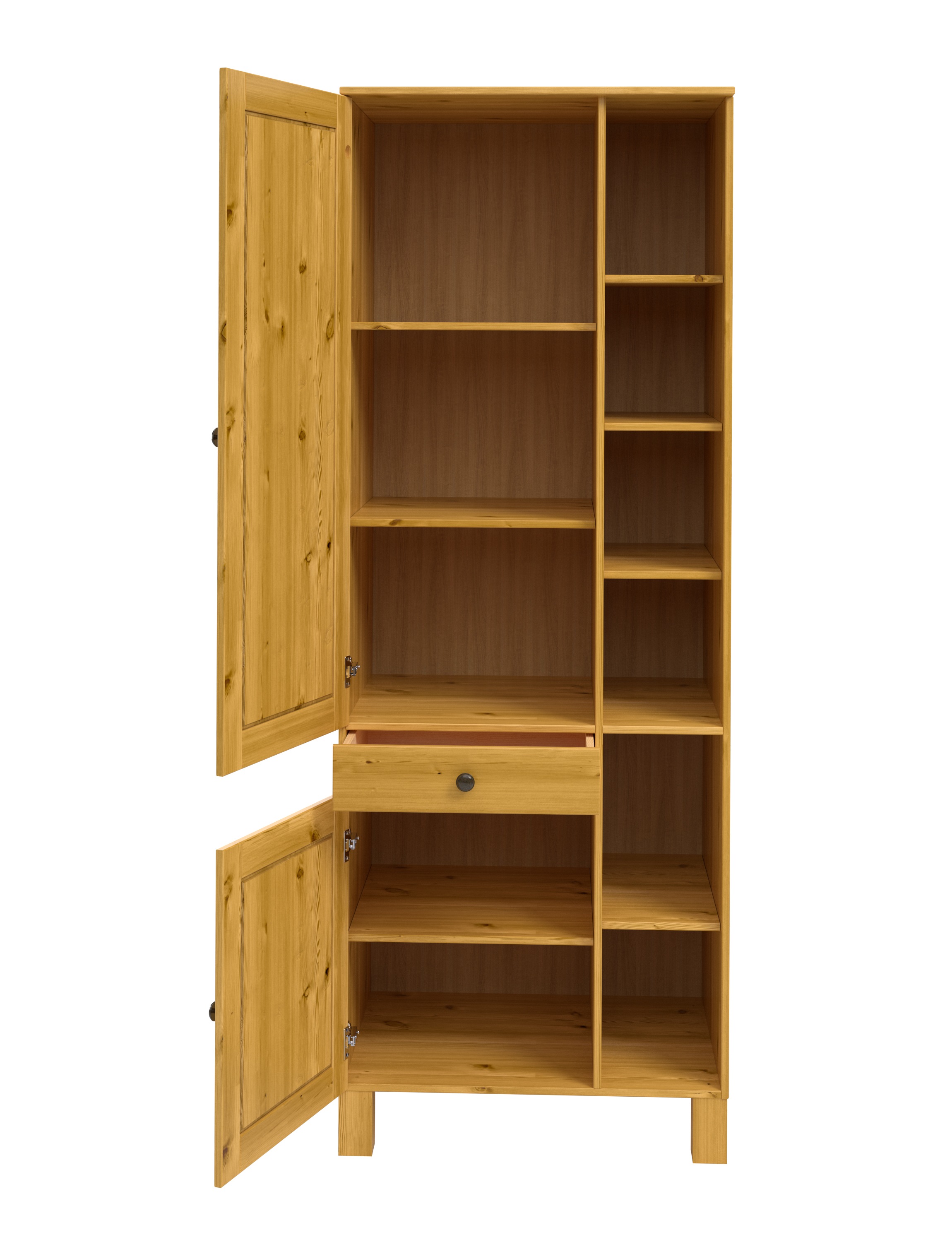 Home affaire Hochschrank »Alby2«, Mit Metallgriffen, Breite 75 cm