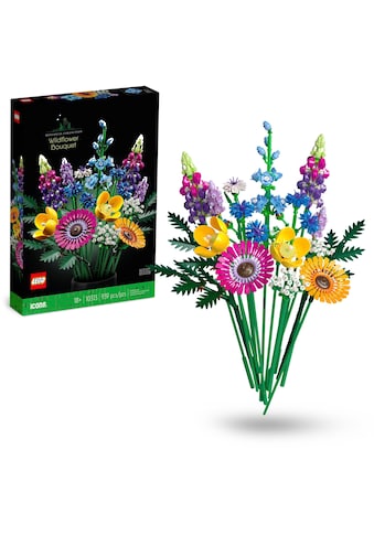 LEGO® Konstruktionsspielsteine »Wildblumenstrauß (10313), LEGO® Icons«, (939 St.),... kaufen