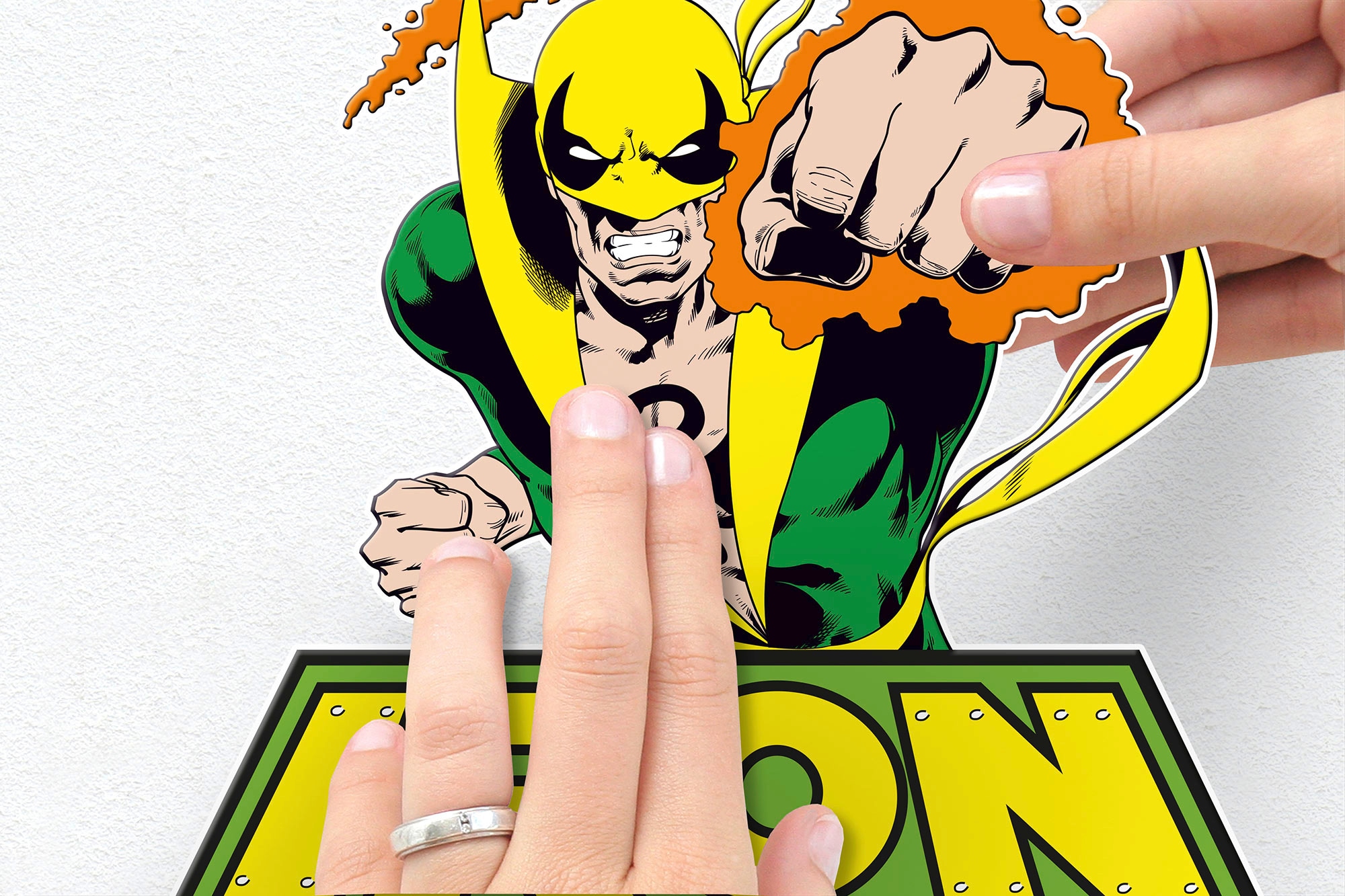 Komar Wandtattoo »Iron Fist Comic - Größe 50 x 70 cm«, (1 St.), selbstklebend, Wandsticker, Kinderzimmer