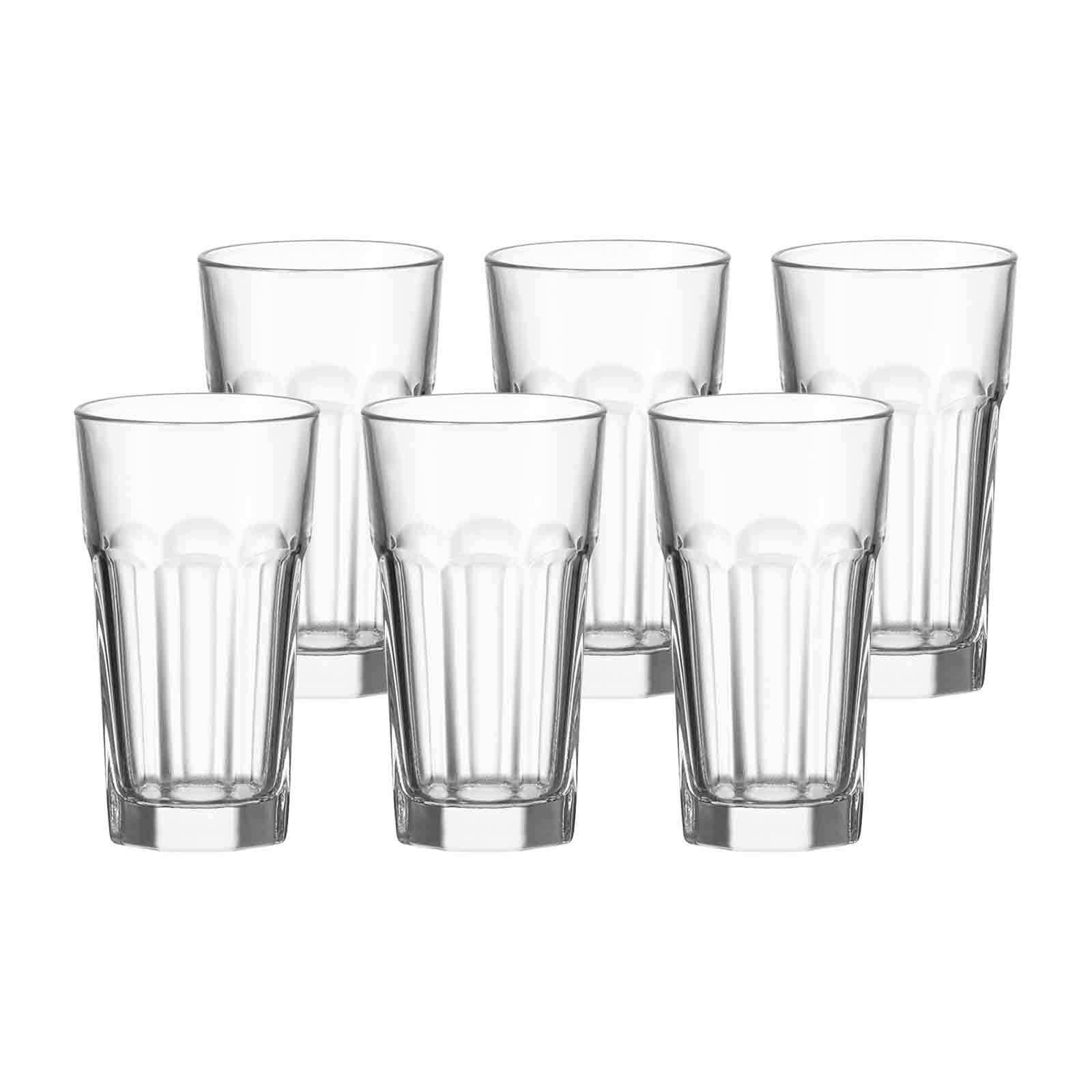 LEONARDO Longdrinkglas »Longdrinkgläser Rock 340 ml transparent« günstig online kaufen