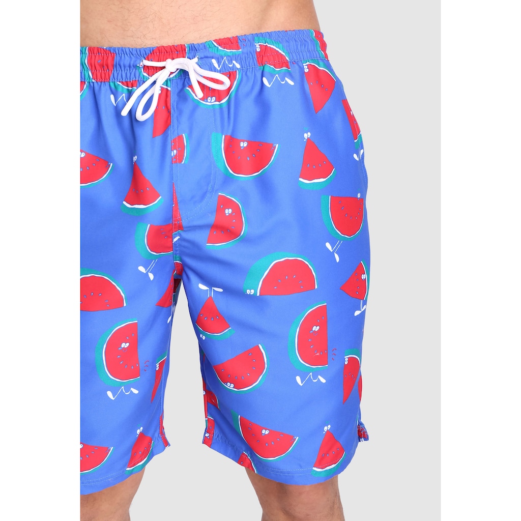 Lousy Livin Badehose »Melons Beach Shorts«, mit trendigem Melonenmuster