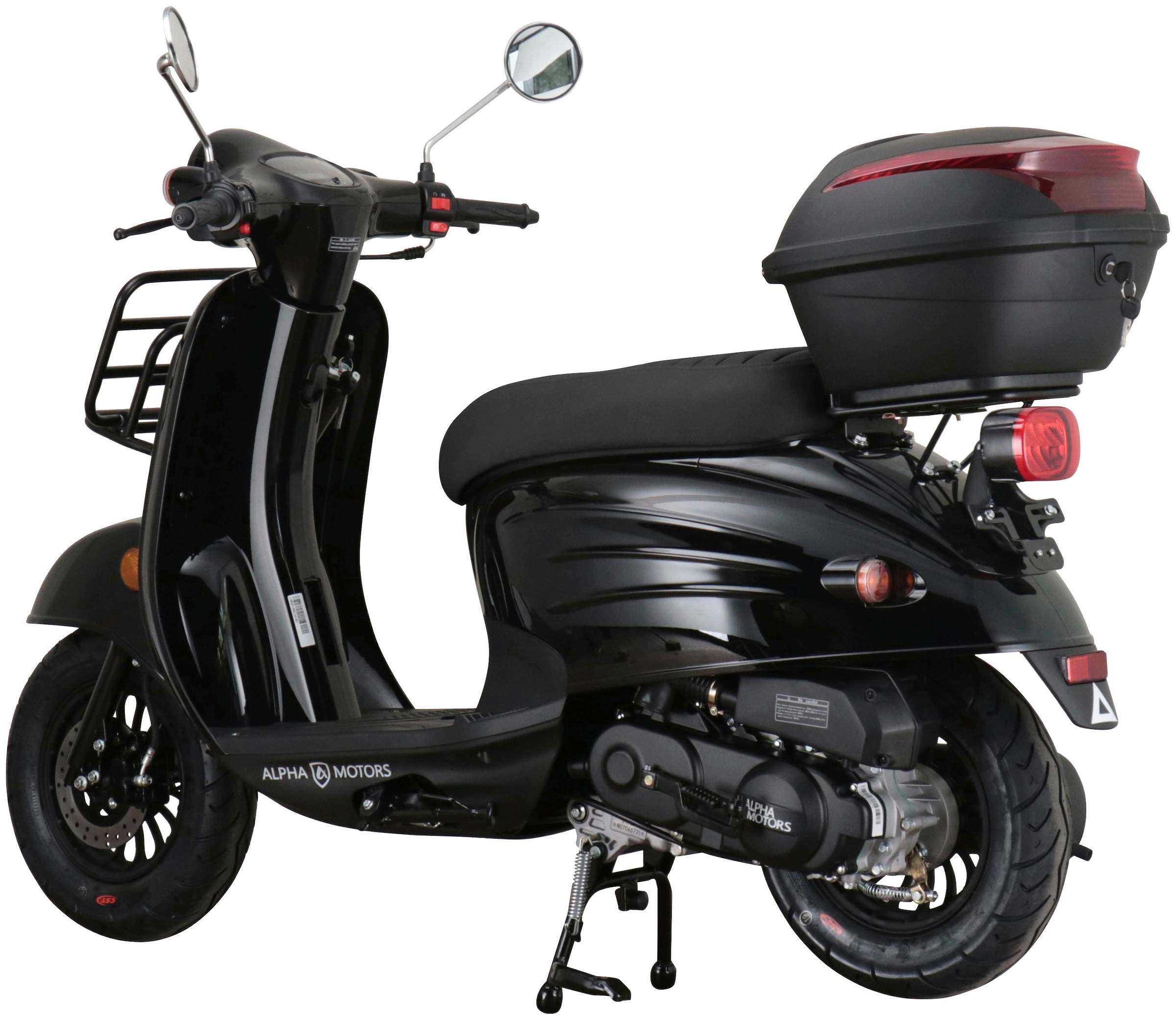 Alpha Motors Motorroller »Adria«, 50 cm³, 45 km/h, Euro 5, 3,1 PS, (Set, inkl. Topcase), mit Lenkerschloss