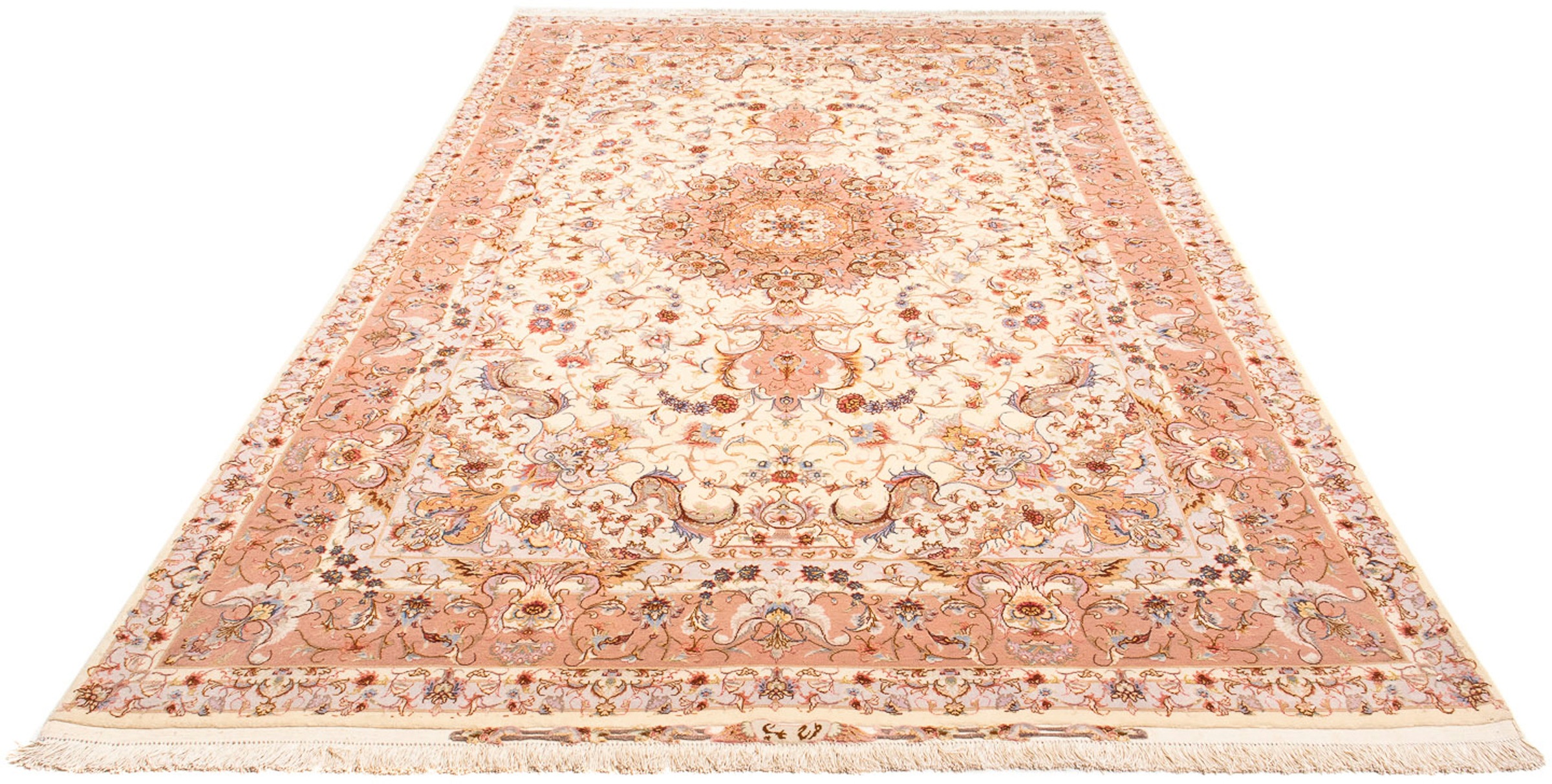 morgenland Orientteppich »Perser - Täbriz - Royal - 310 x 195 cm - beige«, günstig online kaufen