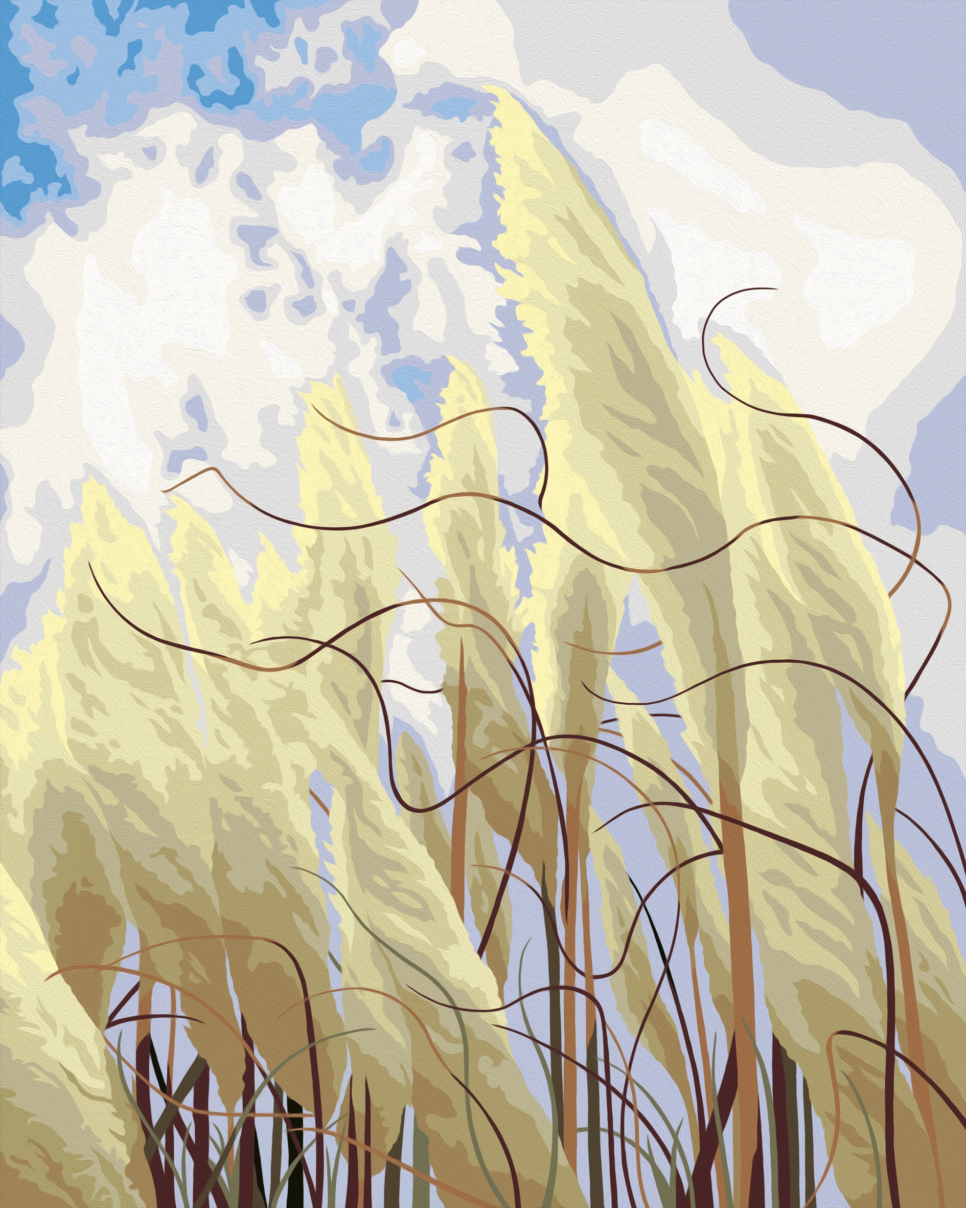 Ravensburger Malen nach Zahlen »CreArt, Grass in the Wind«, Made in Europe